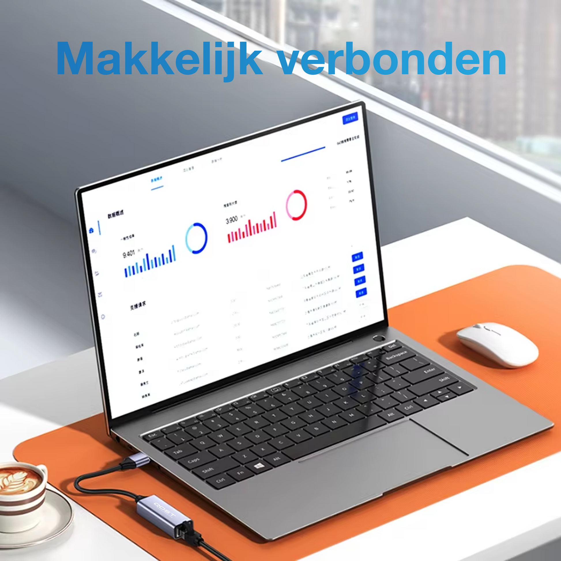 USB-A naar Ethernet Adapter - Spacegrey-6