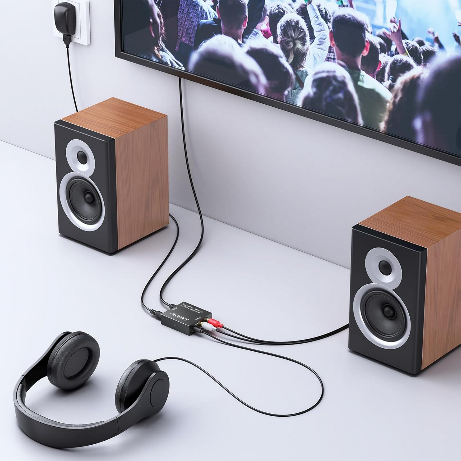 Digitaal naar Analoog Adapter - Zwart-4