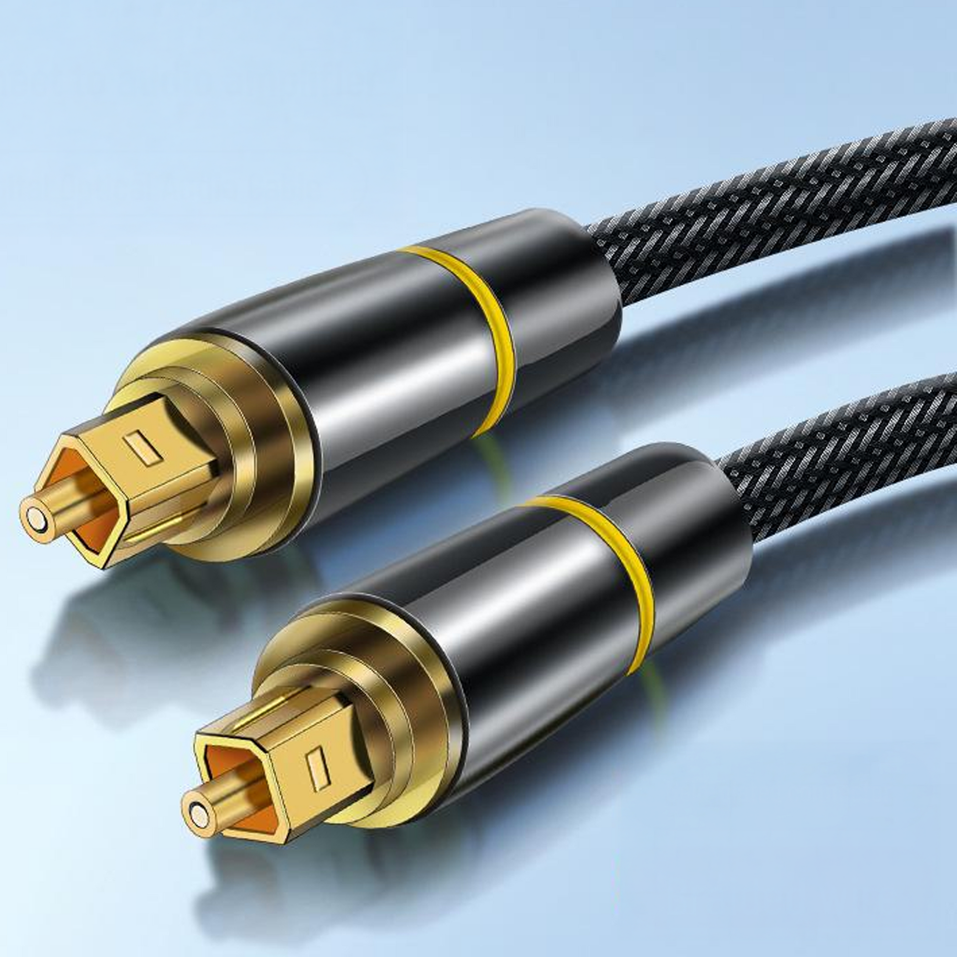 Toslink Optische Kabel - 1 Meter - Zwart - Nylon-4