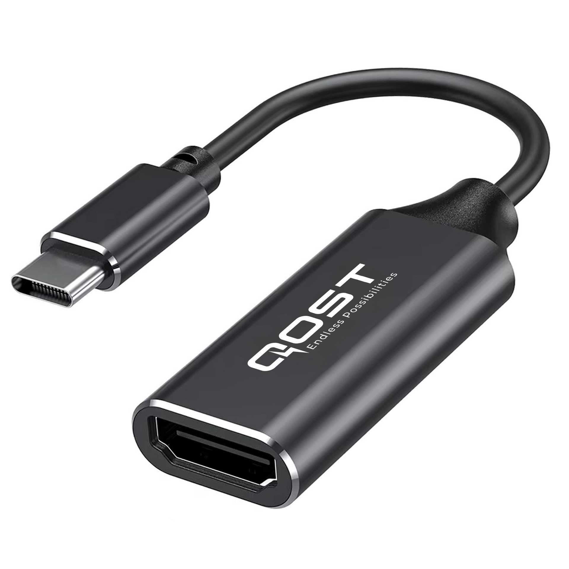USB-C naar HDMI Adapter - Zwart