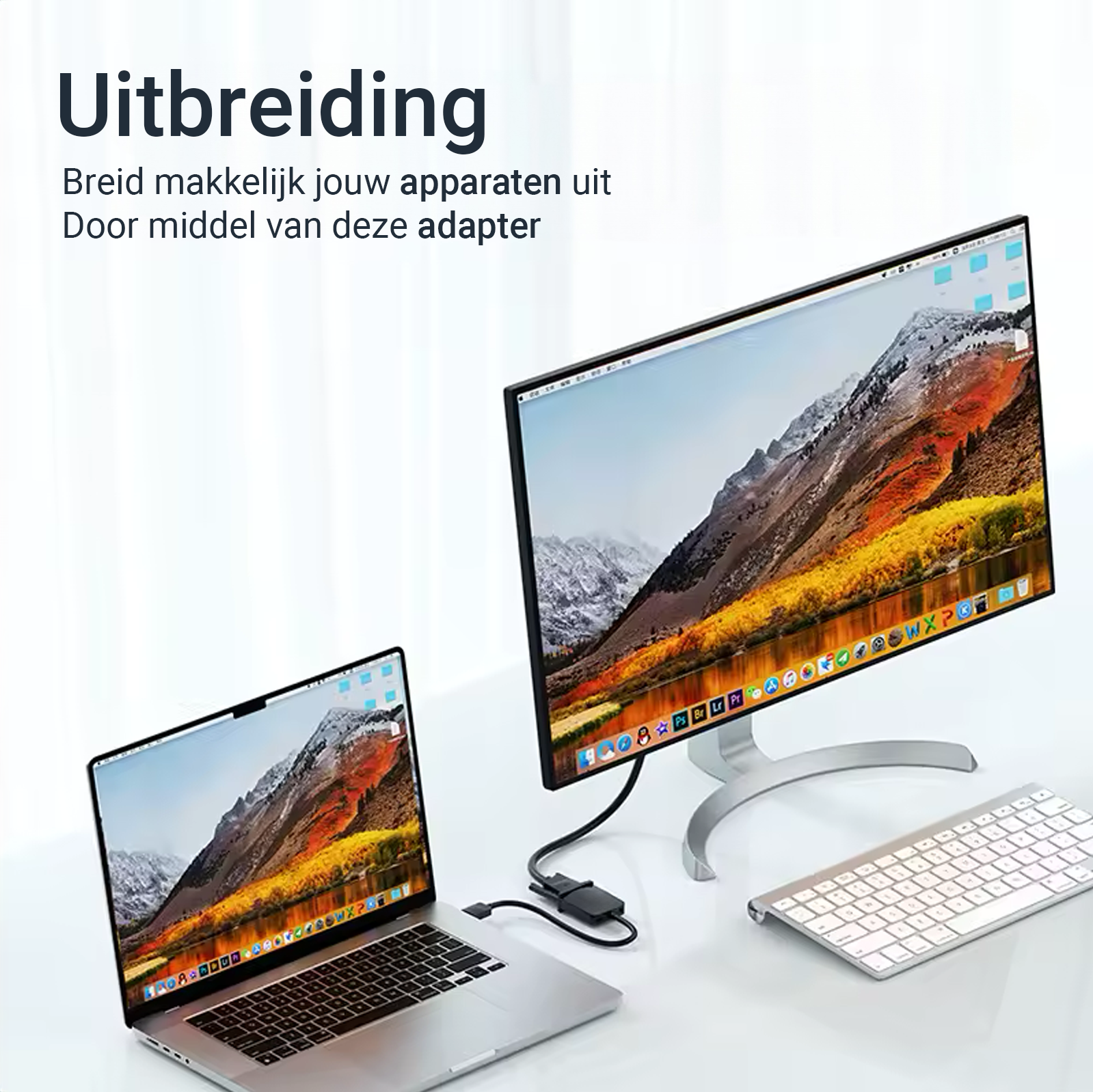 USB-A naar VGA Adapter - Zwart-2