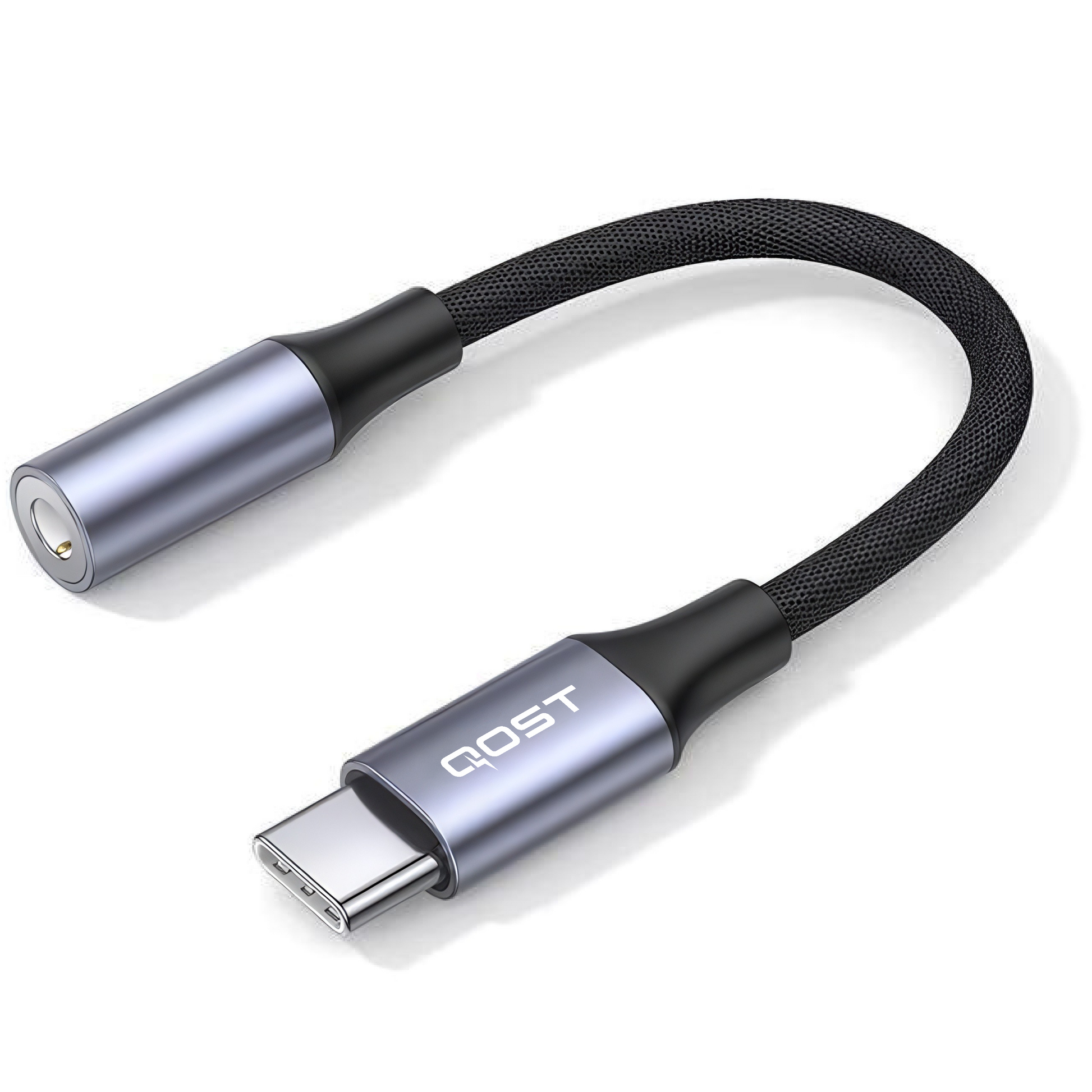 USB-C naar Aux Adapter - Spacegrey-1