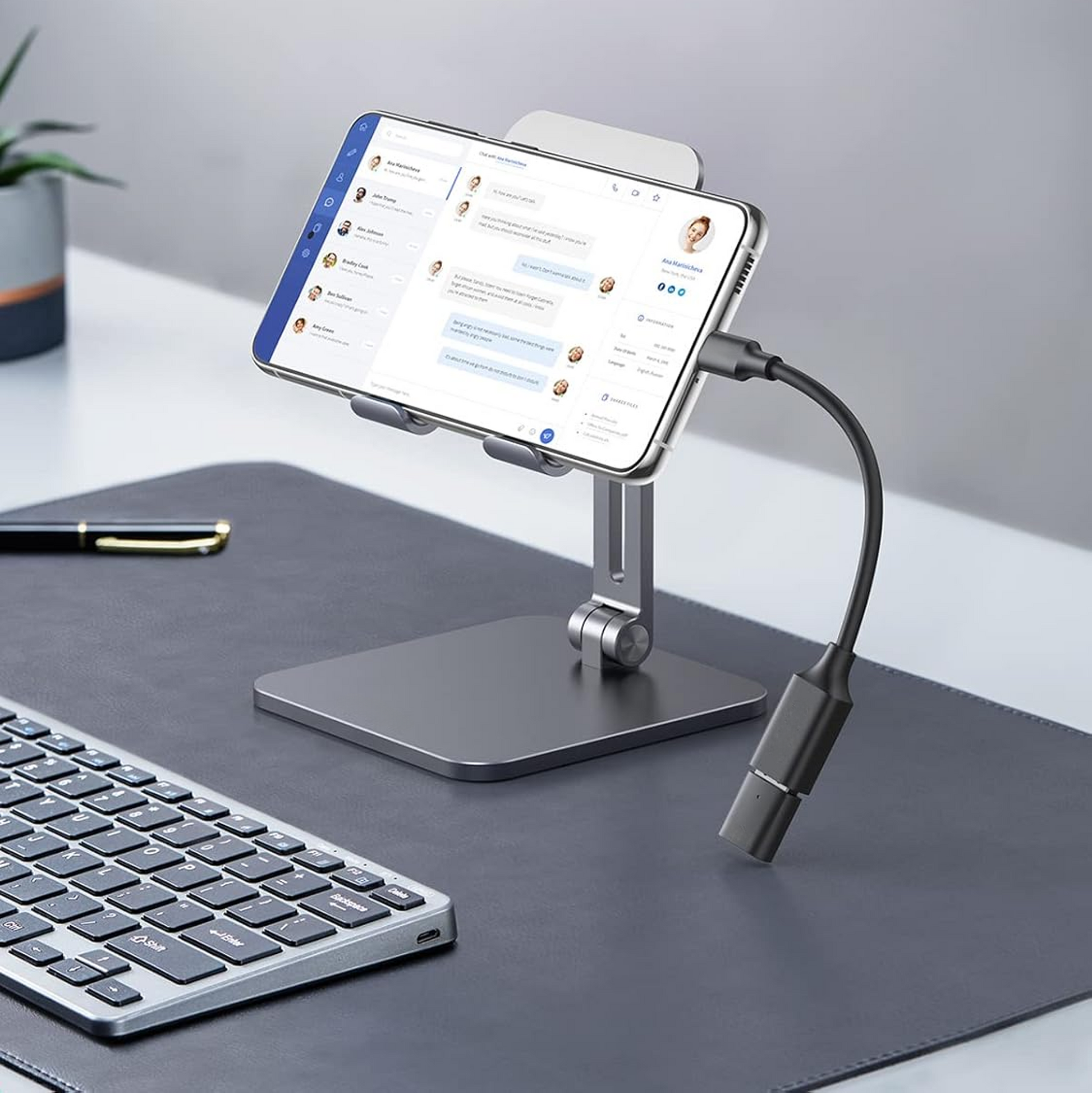 USB-C naar USB-A Adapter - Zwart-5