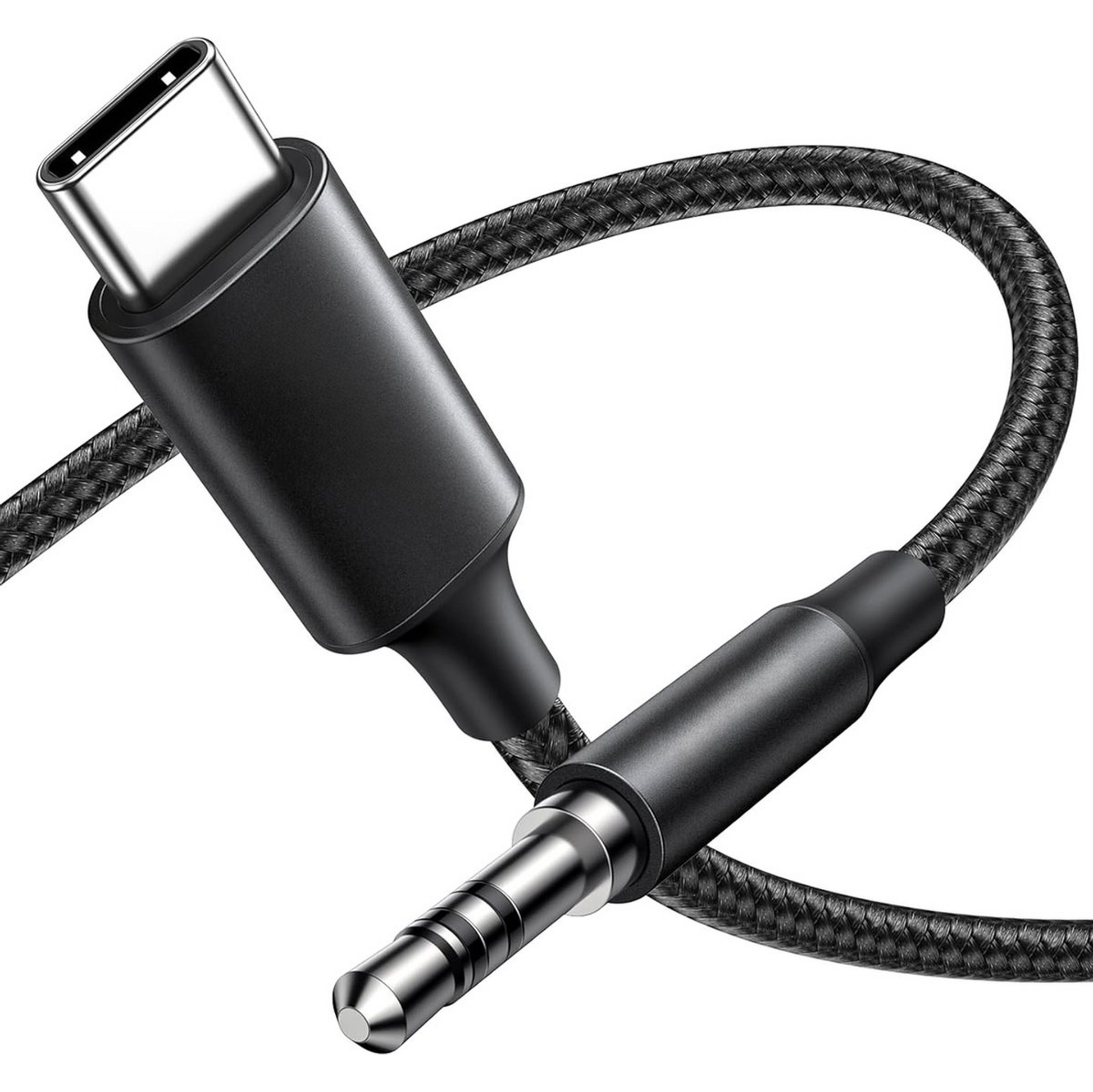 USB-C naar Aux Kabel - 1 Meter - Zwart-1