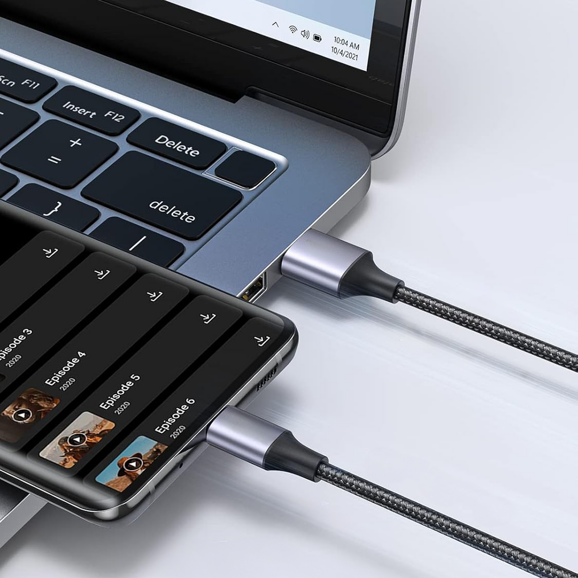 USB-A naar Micro USB Kabel - 1 Meter - Spacegrey-5