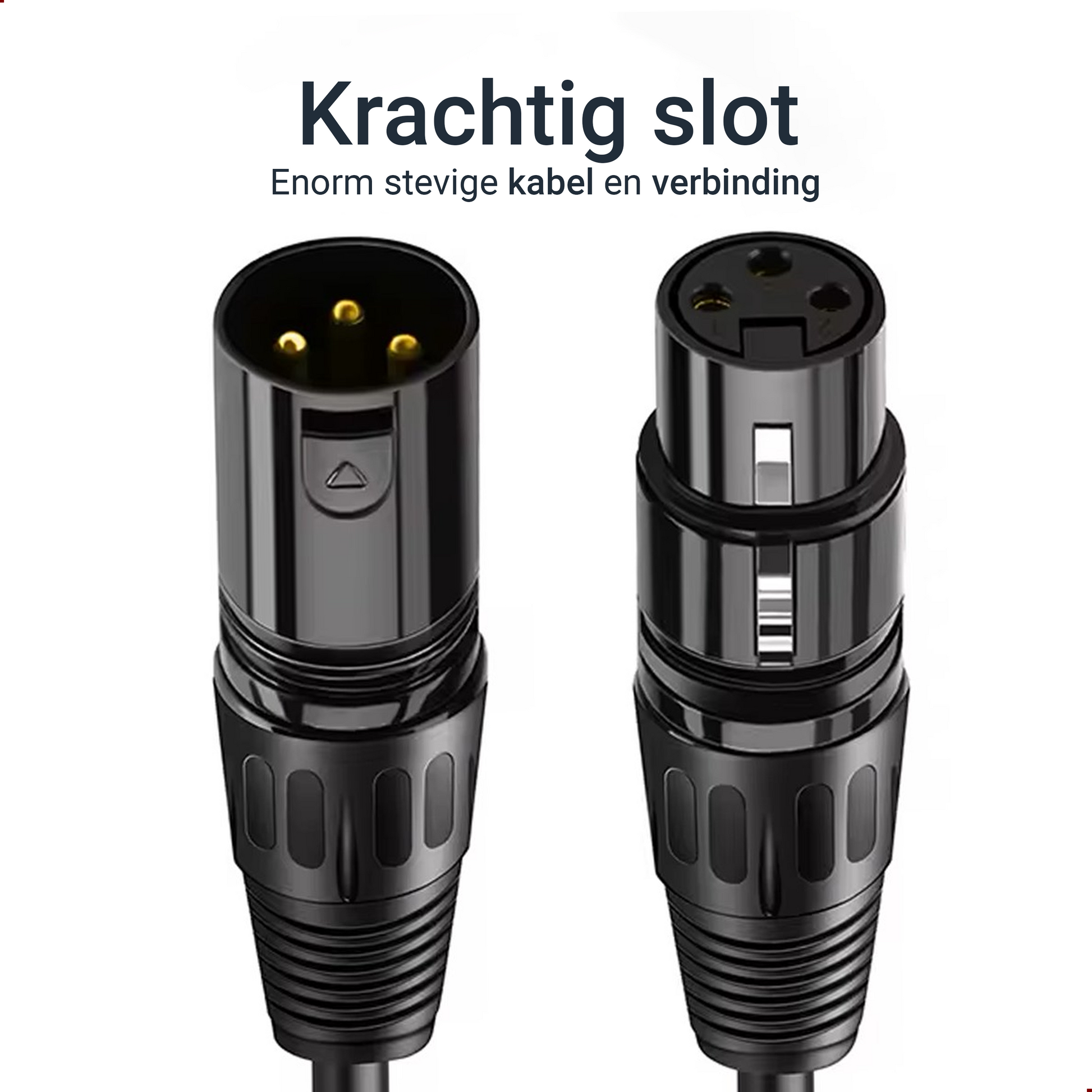 XLR Kabel - 2 Meter - Zwart-2
