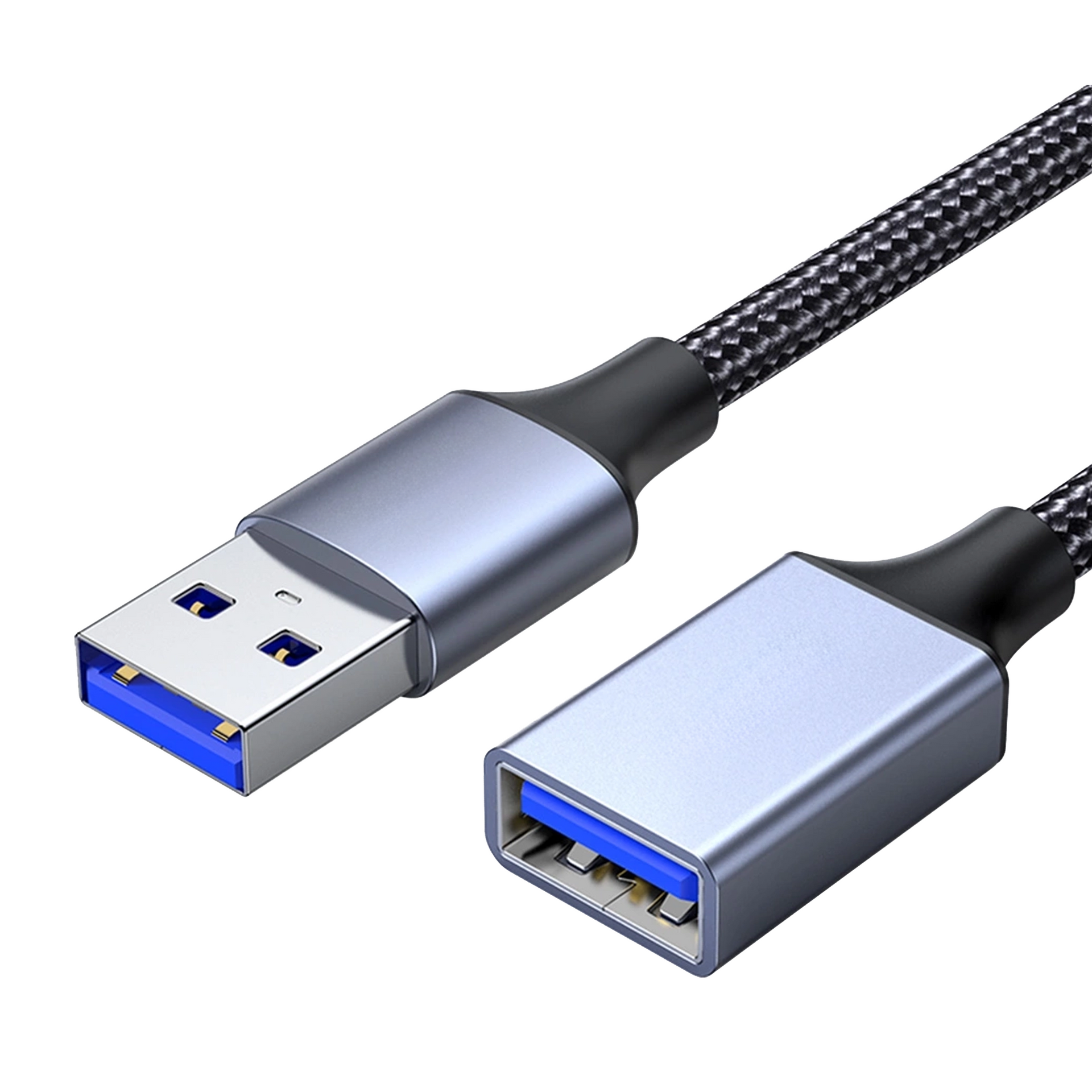 USB-A Verlengkabel - 1 Meter - Spacegrey