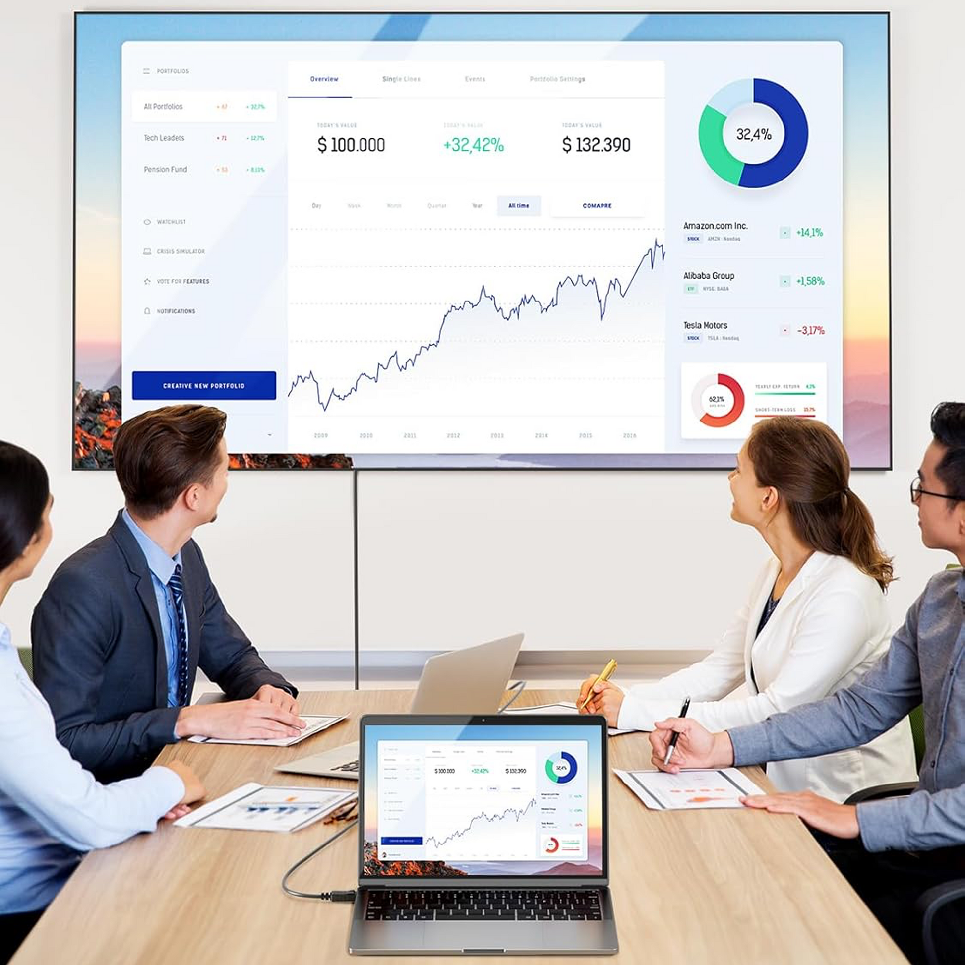 DisplayPort naar HDMI kabel - 1.8 Meter - Zwart-5