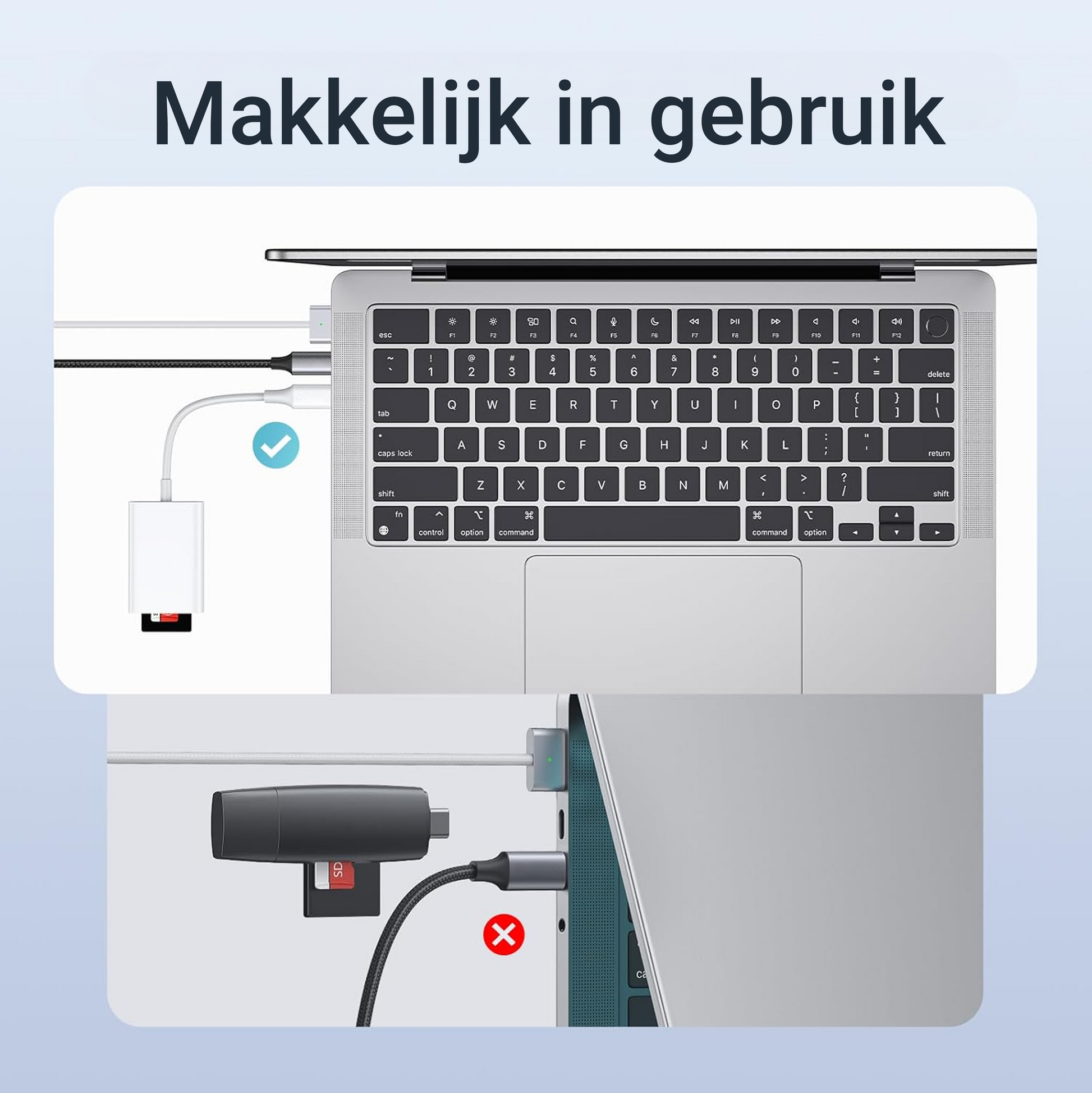 USB-C naar SD-Kaart Lezer - Wit-4