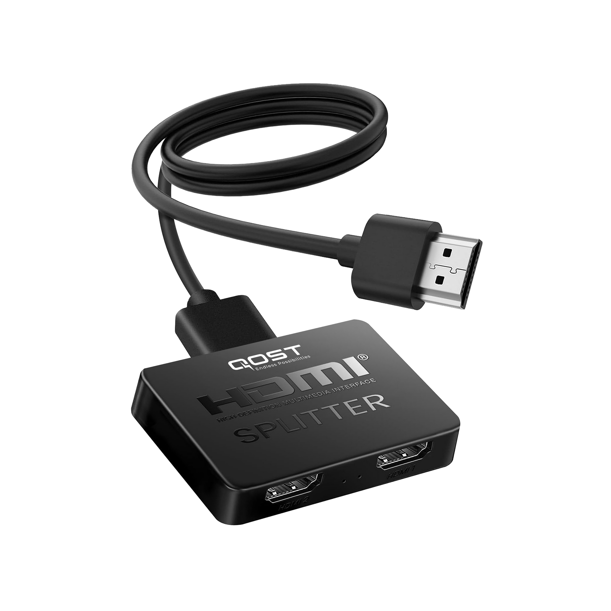 HDMI Splitter - 2 In / 1 Uit - Zwart-1