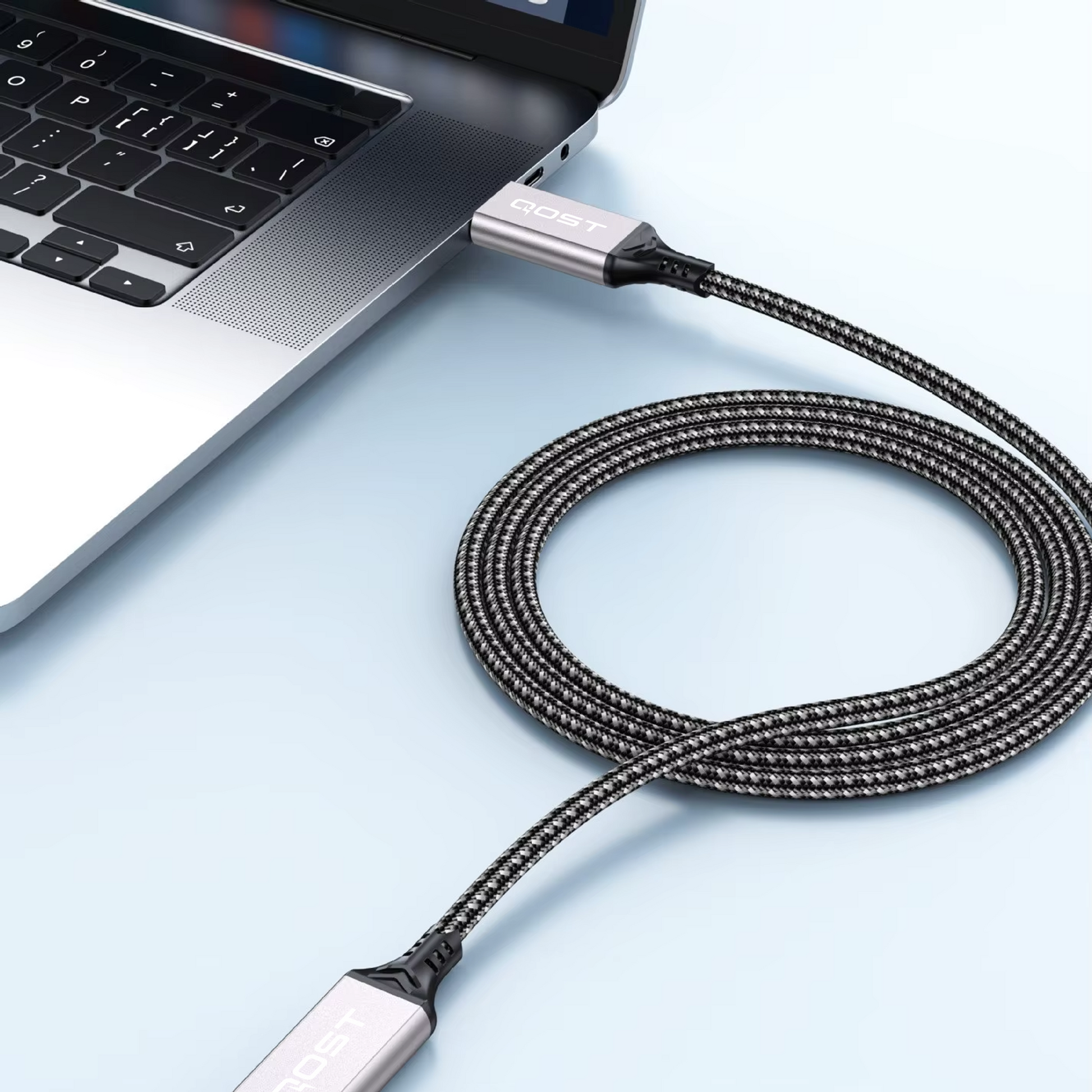 Qost - Premium HDMI Kabel 2.1 - Spacegrey - 2 Meter-3