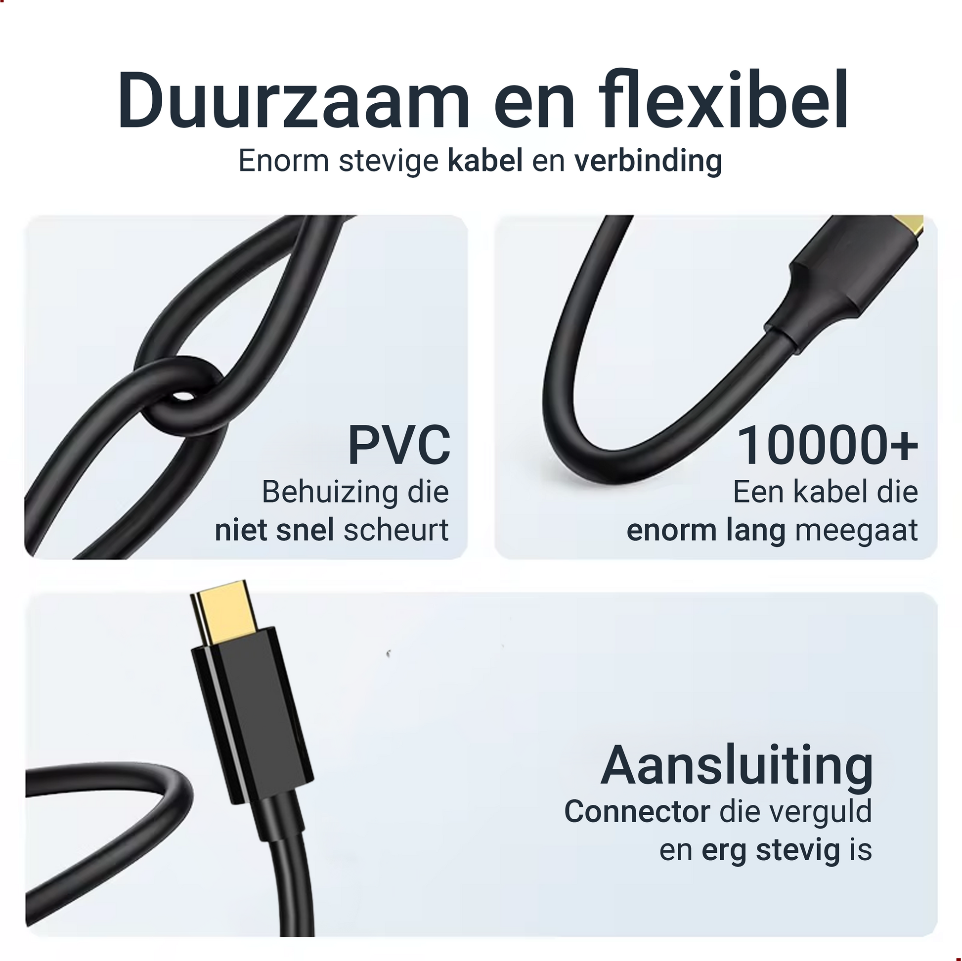 USB-C naar DisplayPort Kabel - 1.8 Meter - Zwart-6