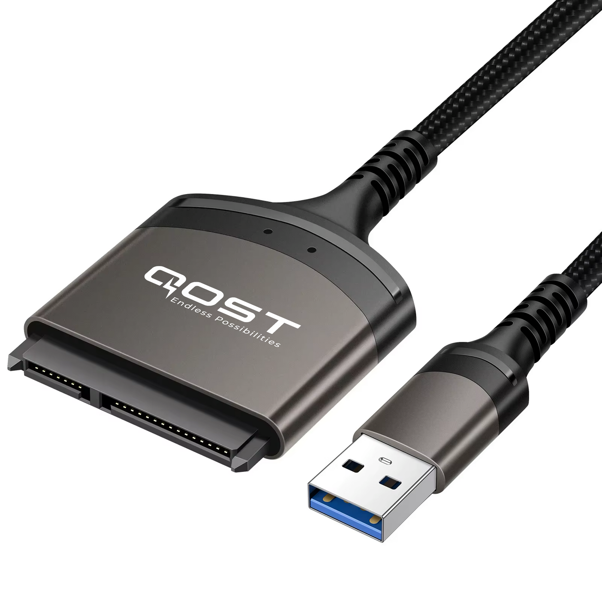 USB-A naar Sata Adapter - Zwart-1