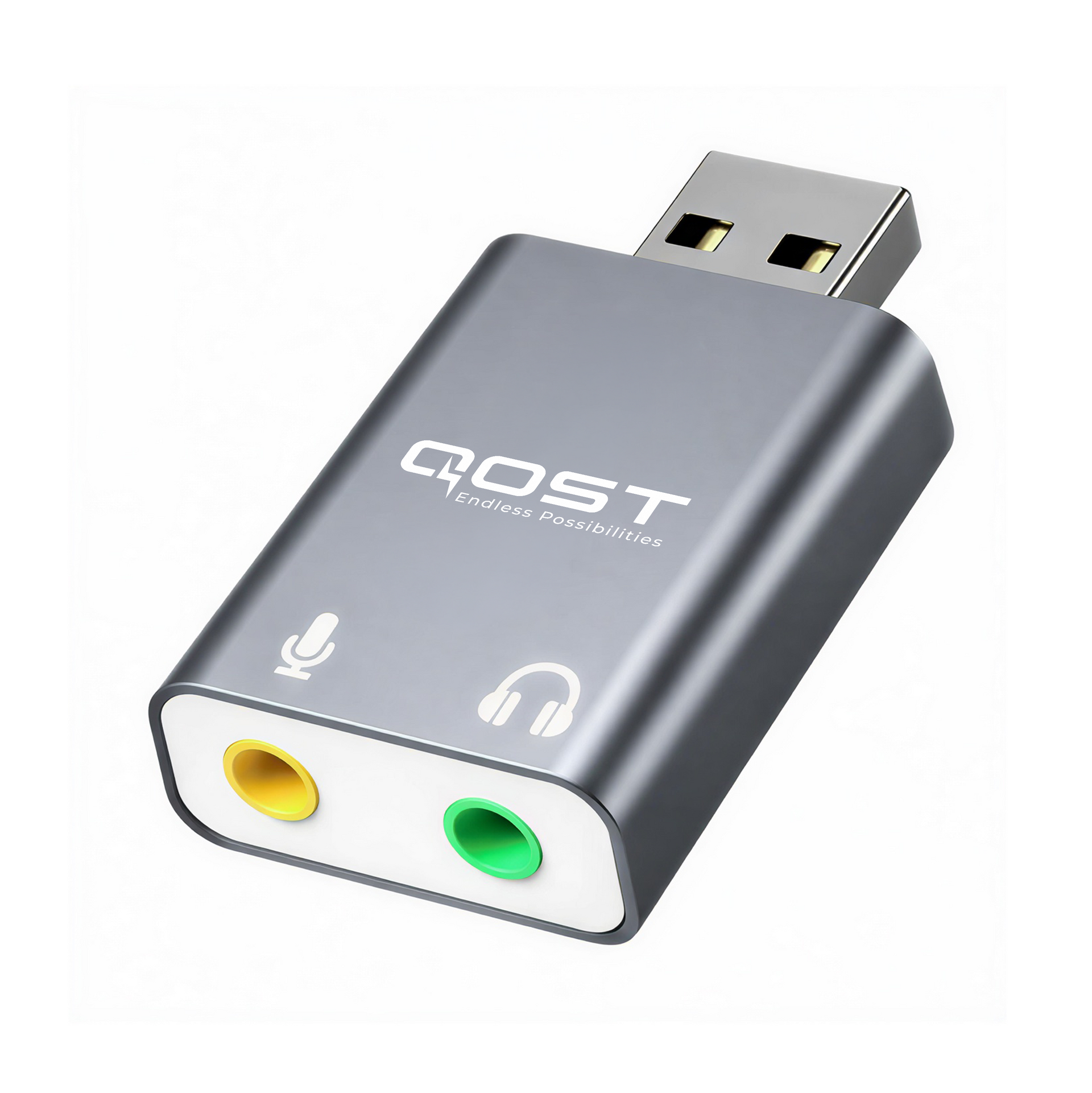 Externe Geluidskaart Adapter - Spacegrey