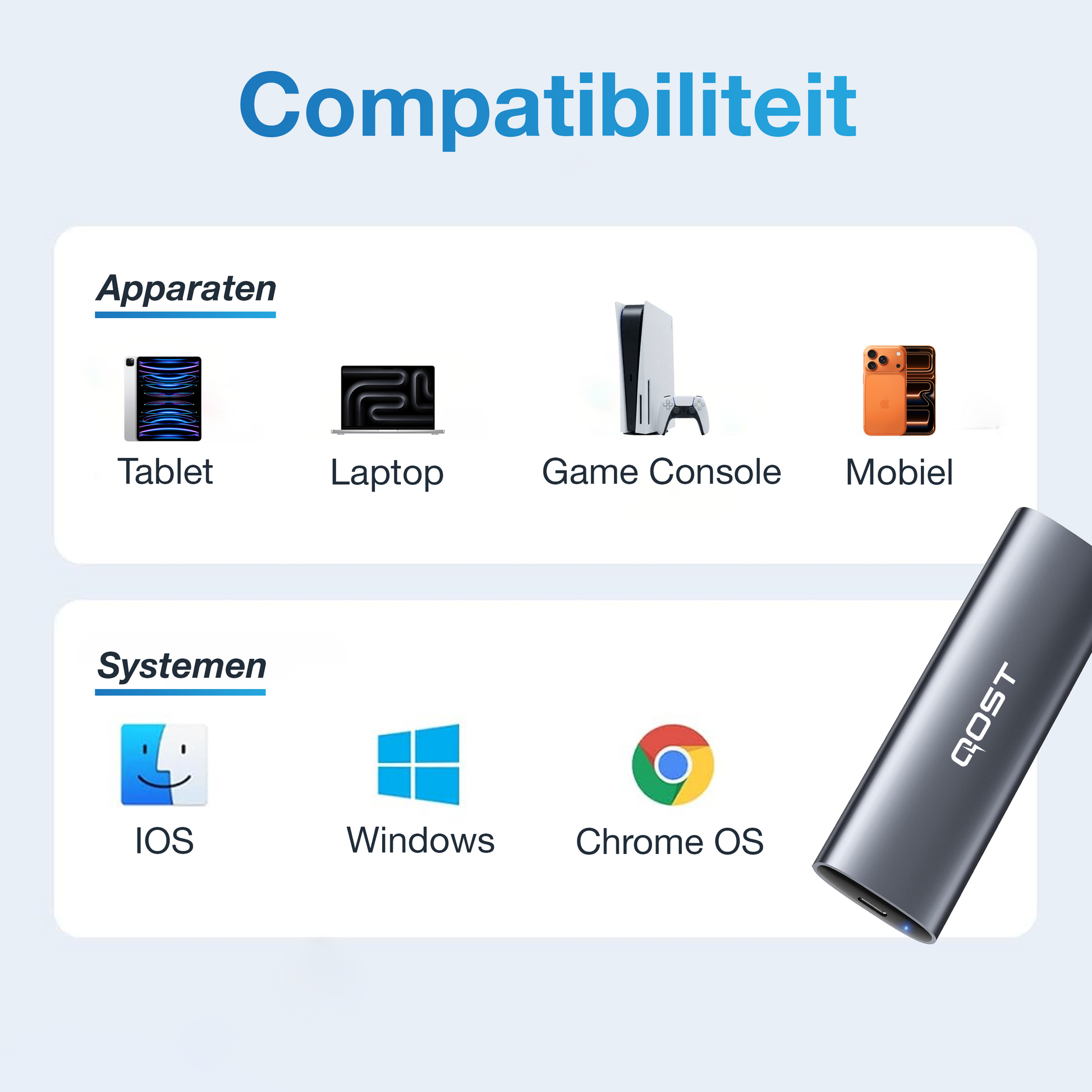 Aluminum M.2 SSD Behuizing - Spacegrey-8