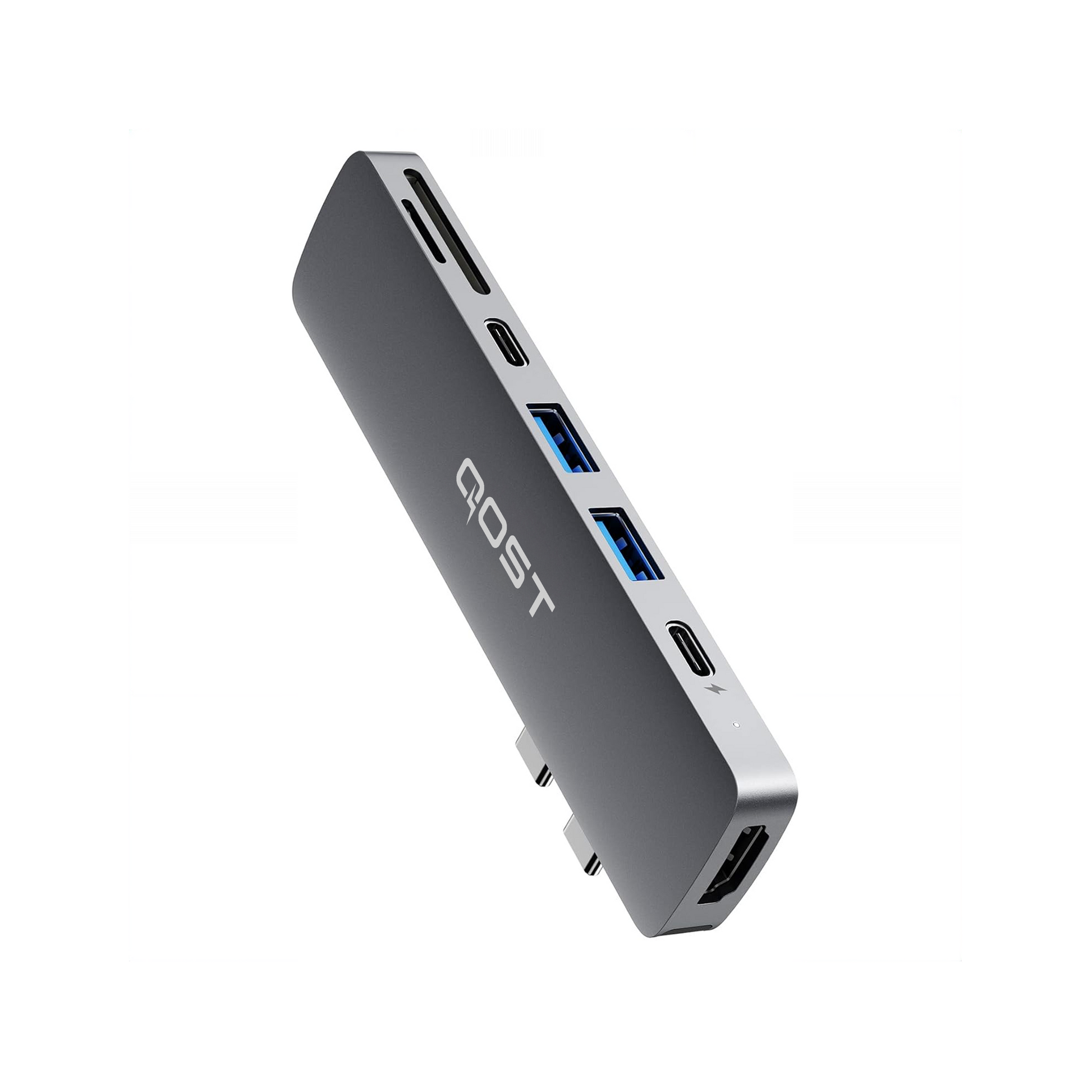 7 in 2 USB-C Hub - USB-C - Spacegrey-1