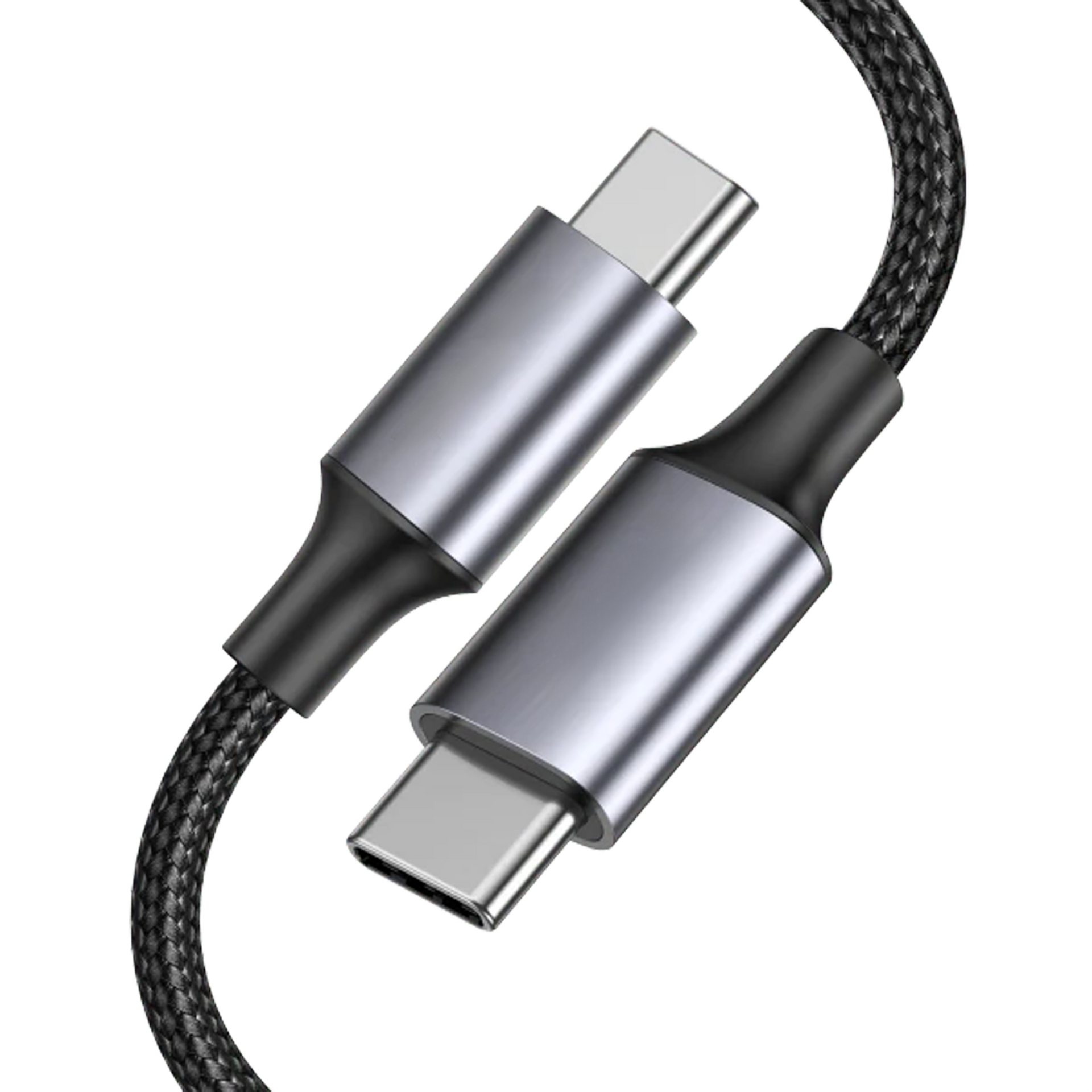 USB-C naar USB-C Kabel - 100W - Spacegrey - 0.5 Meter