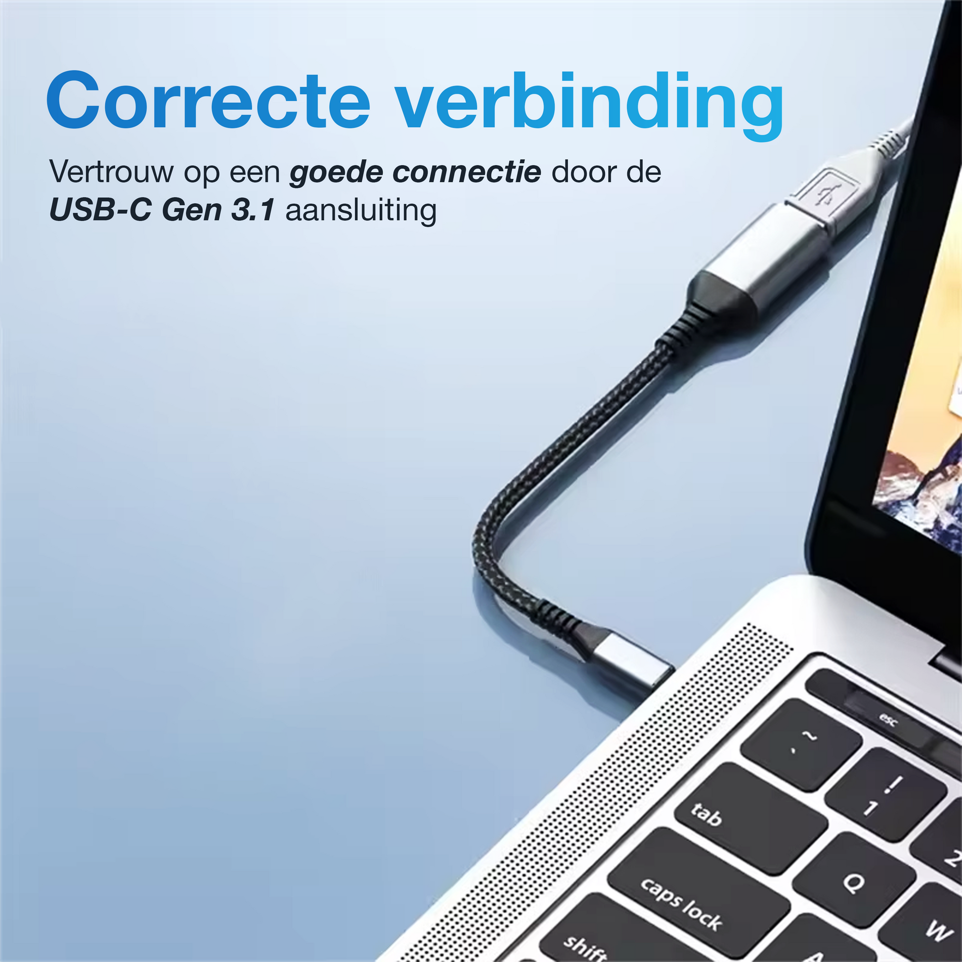 USB-C naar USB-A Adapter - Spacegrey-4