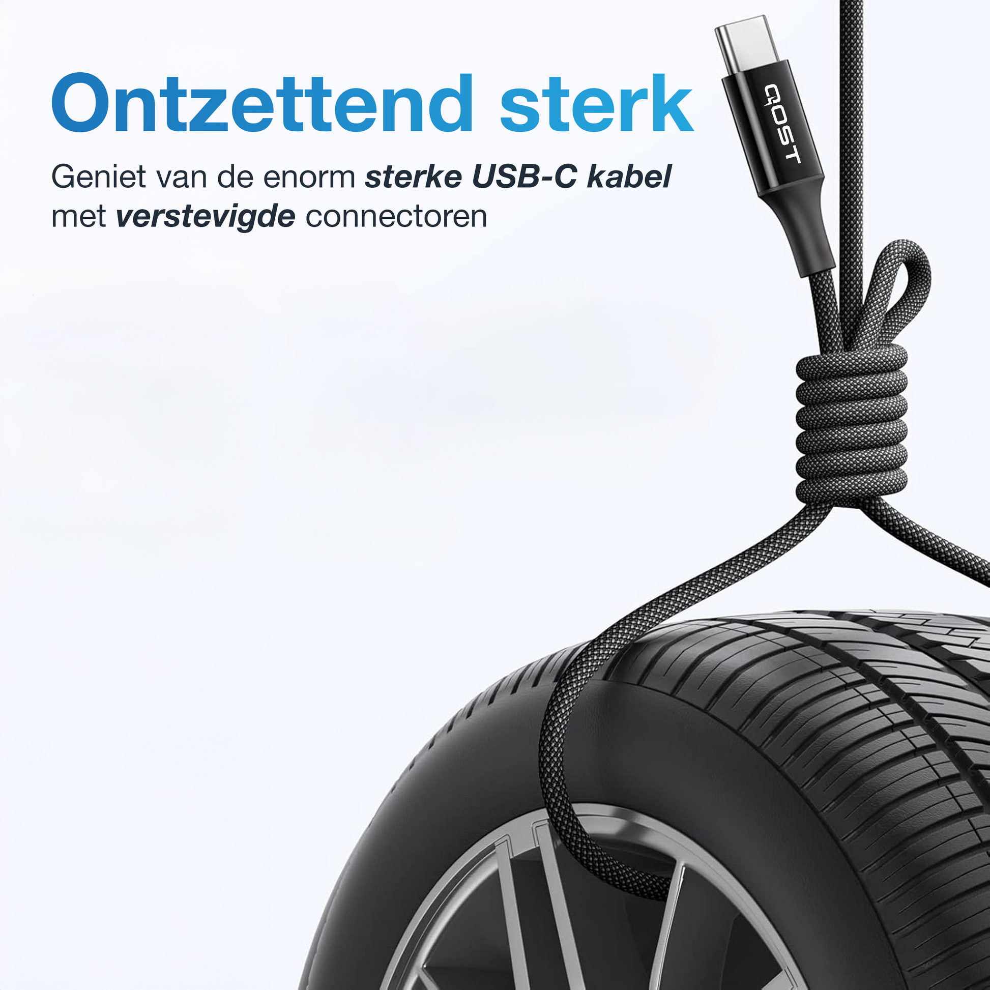 USB-C naar USB-C Kabel - 100W - Zwart - 0.5 Meter-9