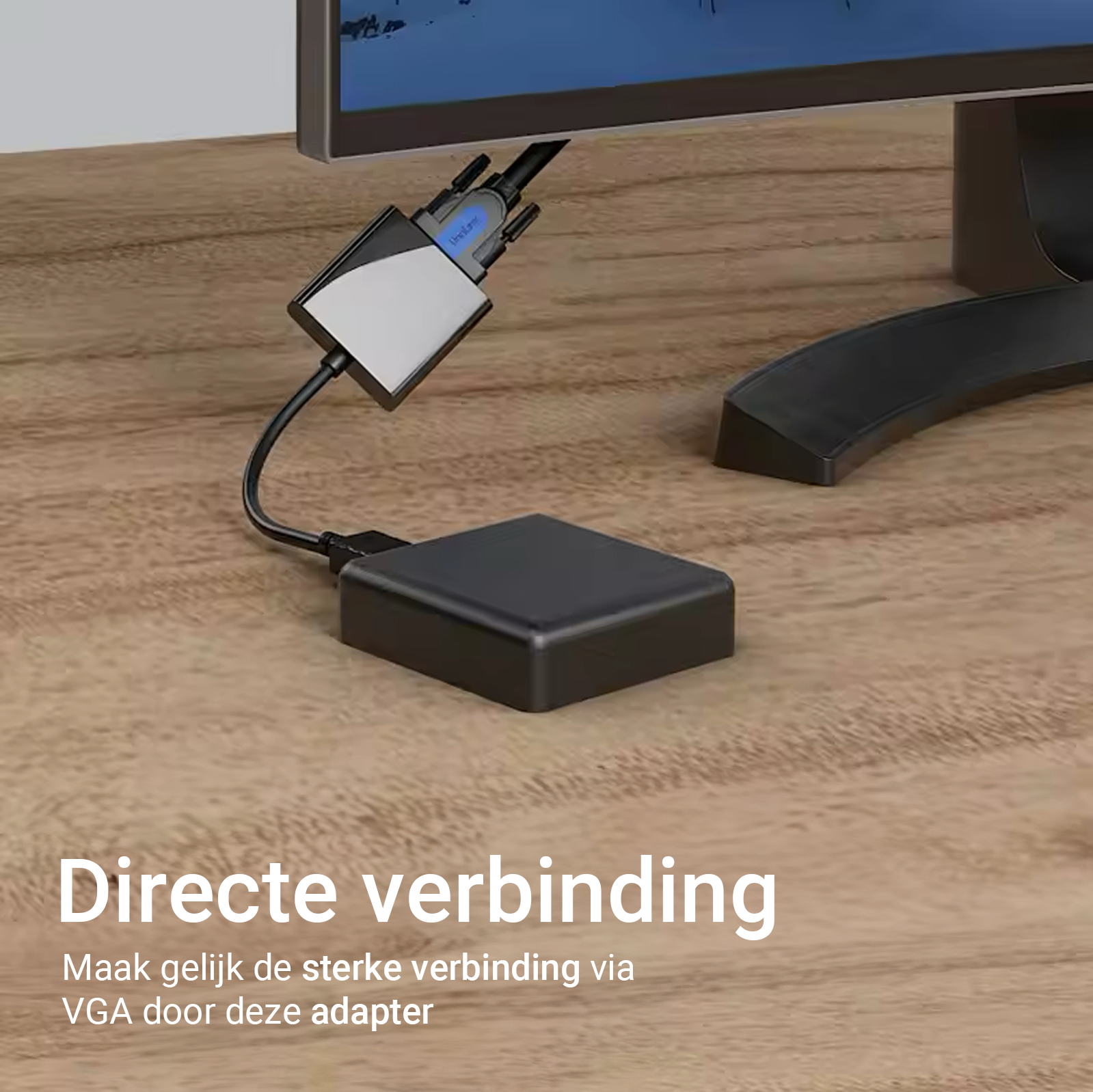 USB-A naar VGA Adapter - Zwart-5