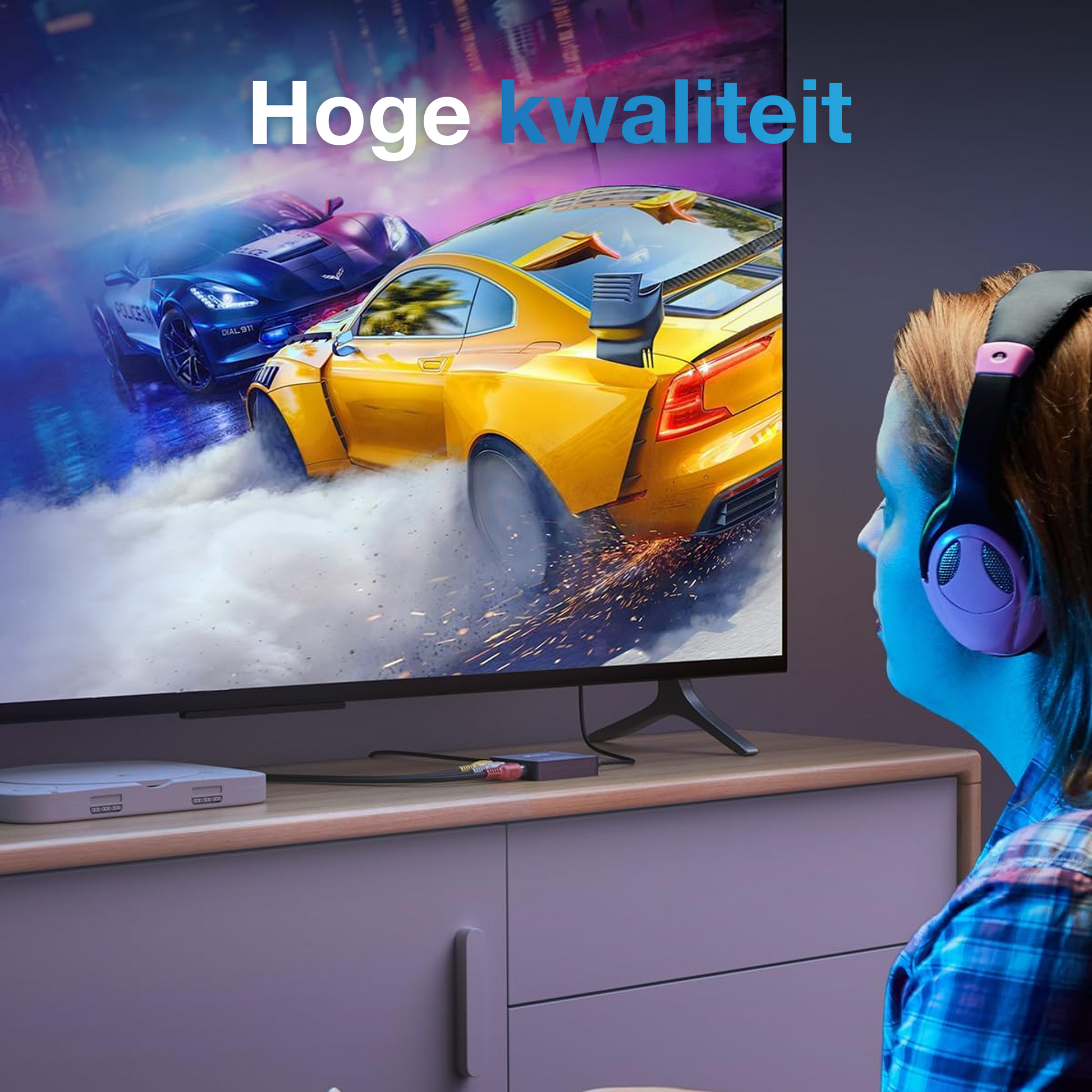 AV naar HDMI Adapter - Zwart-4