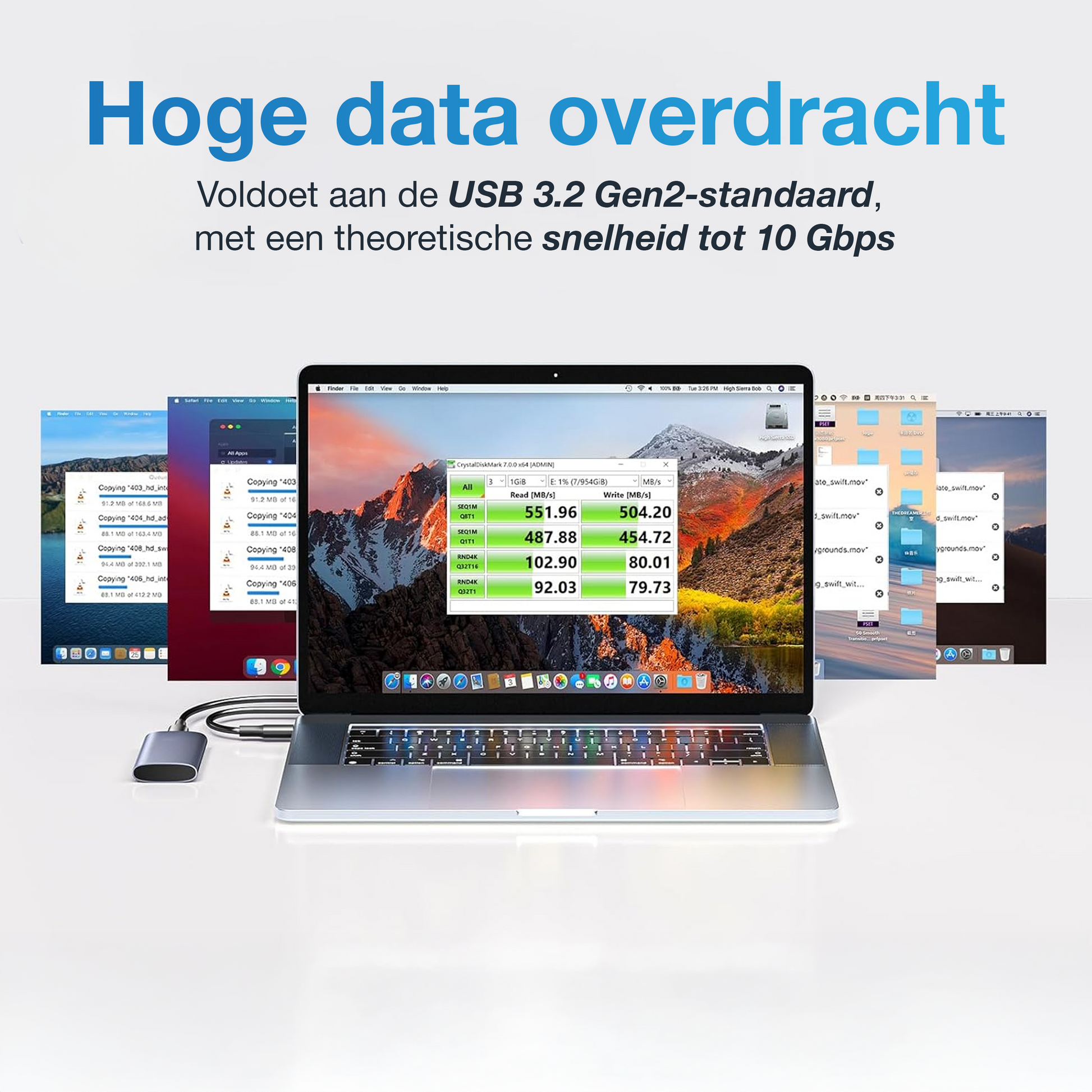 Aluminum M.2 SSD Behuizing - Spacegrey-7