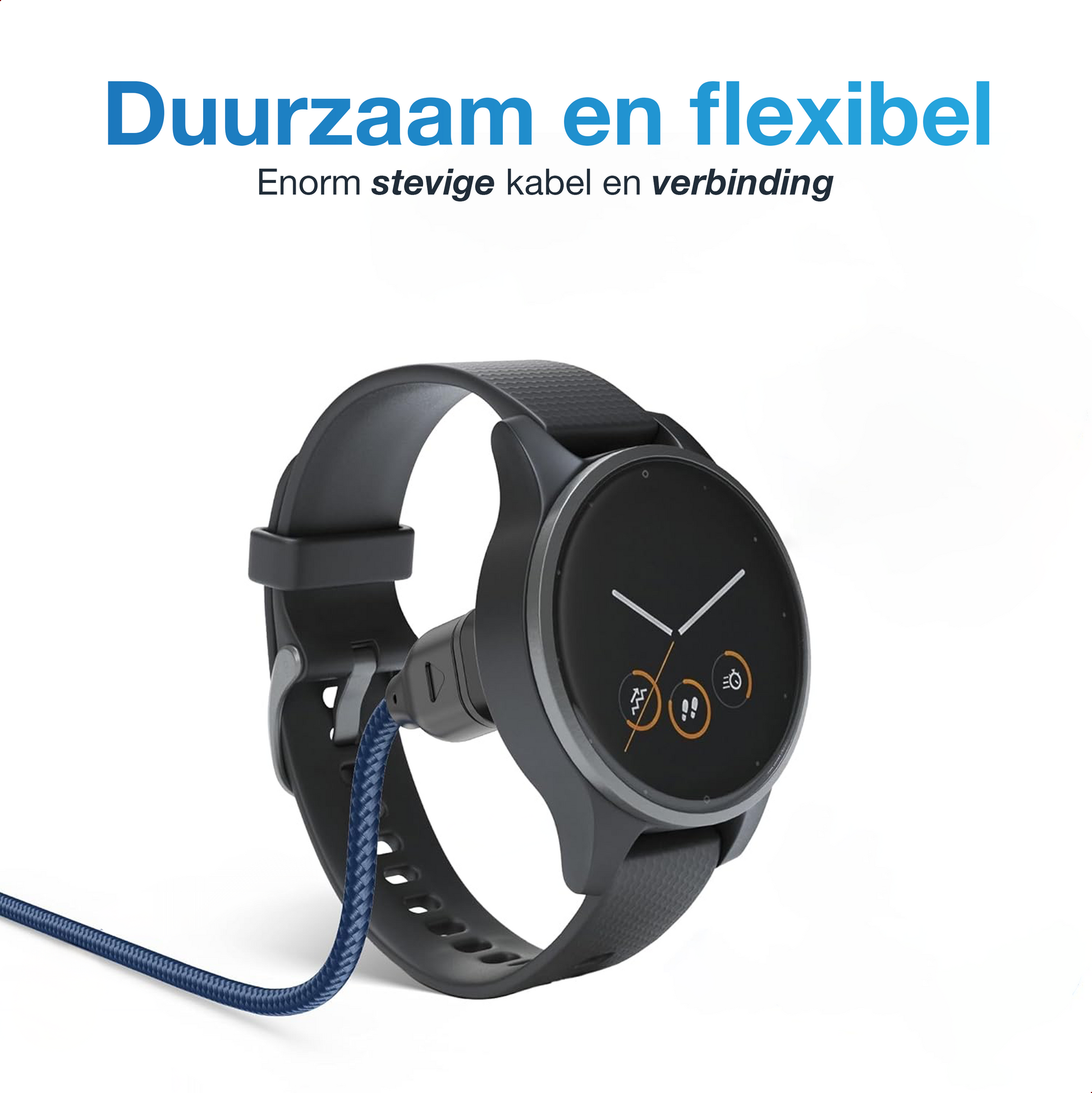 USB-A naar Garmin Kabel - Zwart - 1 Meter - 2-Pack-4