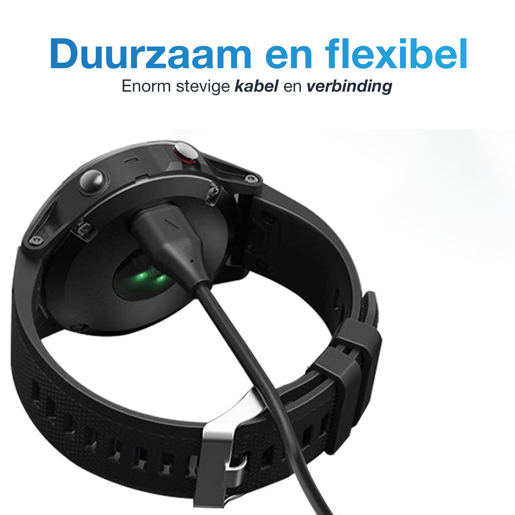 USB-A naar Garmin Kabel - Zwart - 1 Meter-3