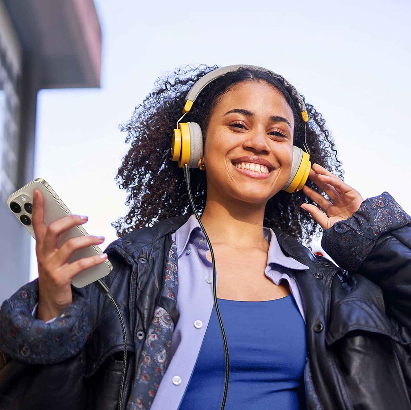 Lightning naar Aux Kabel - 1 Meter - Zwart-4