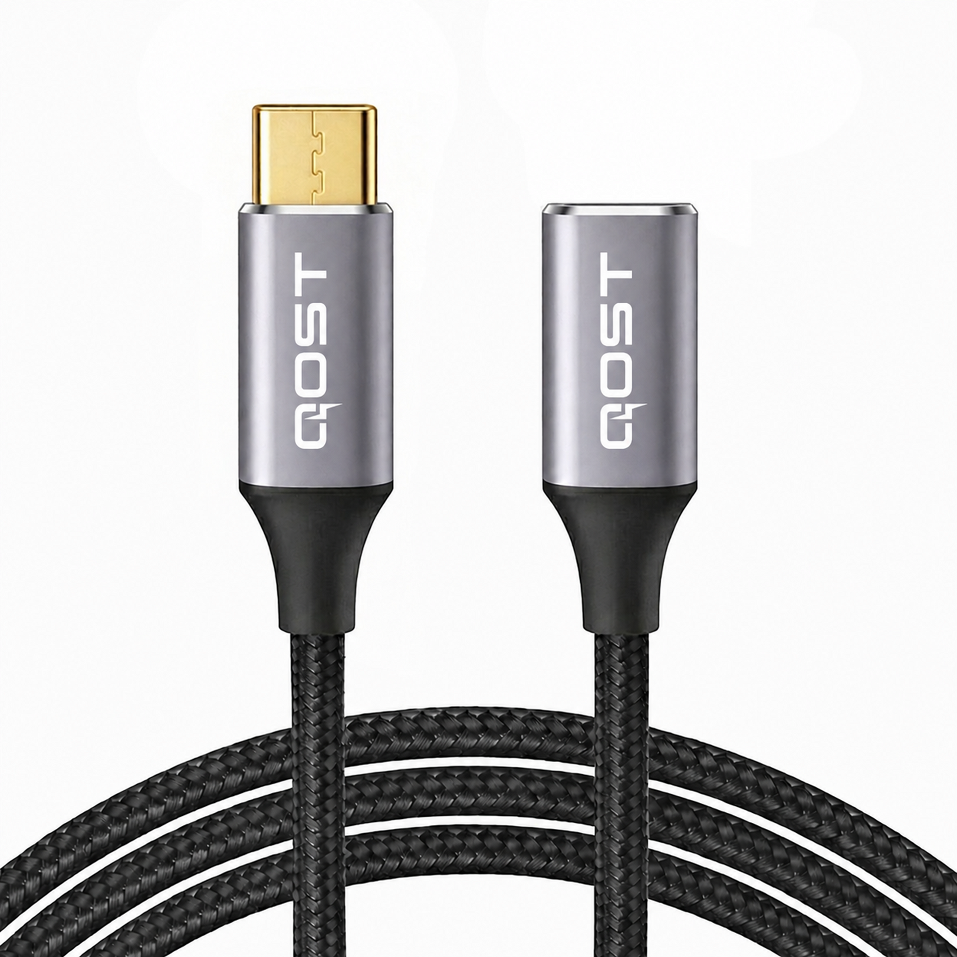 USB-C Verlengkabel - 1 Meter - Spacegrey