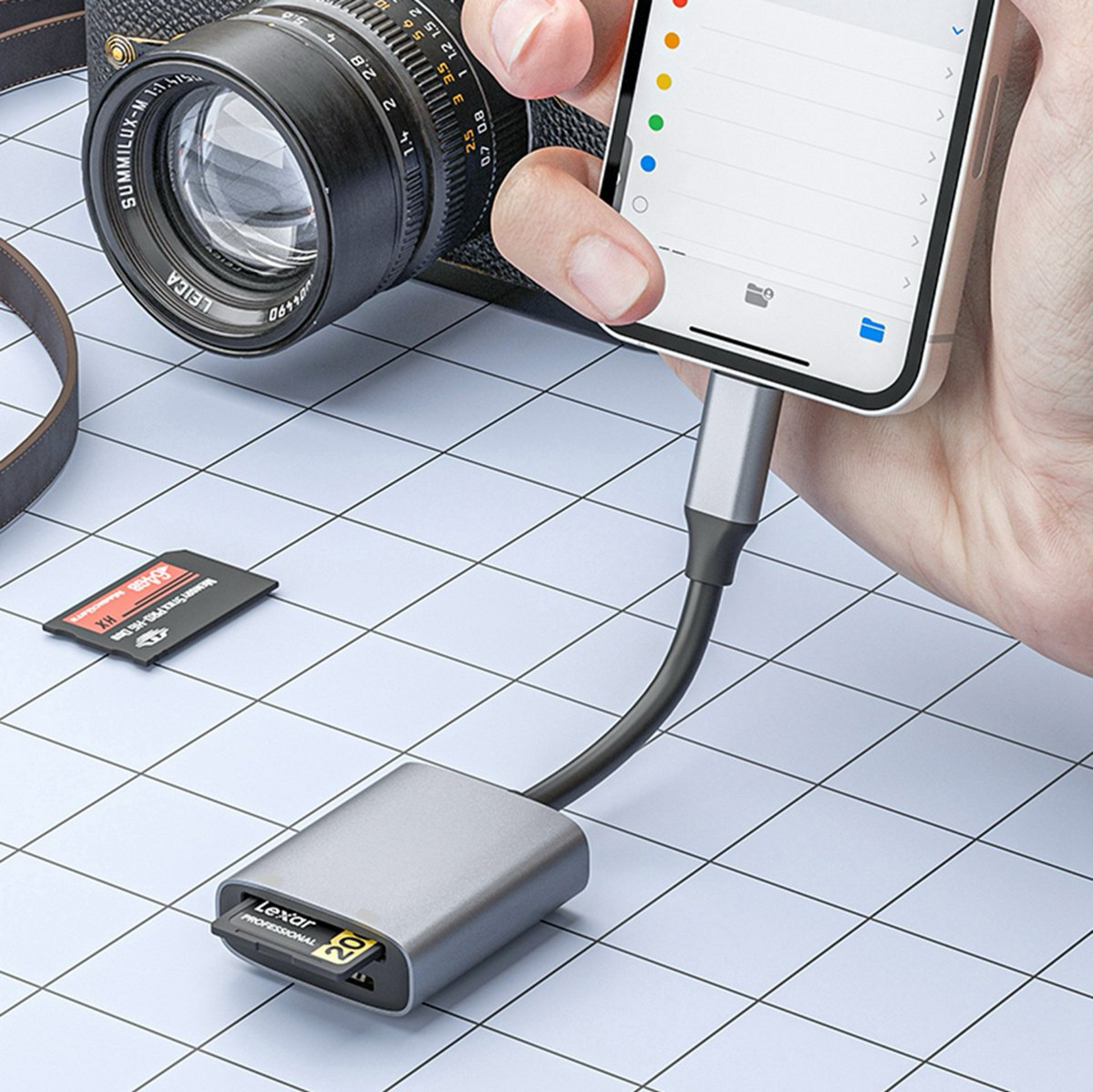 USB-C naar SD-Kaart lezer - Spacegrey-2