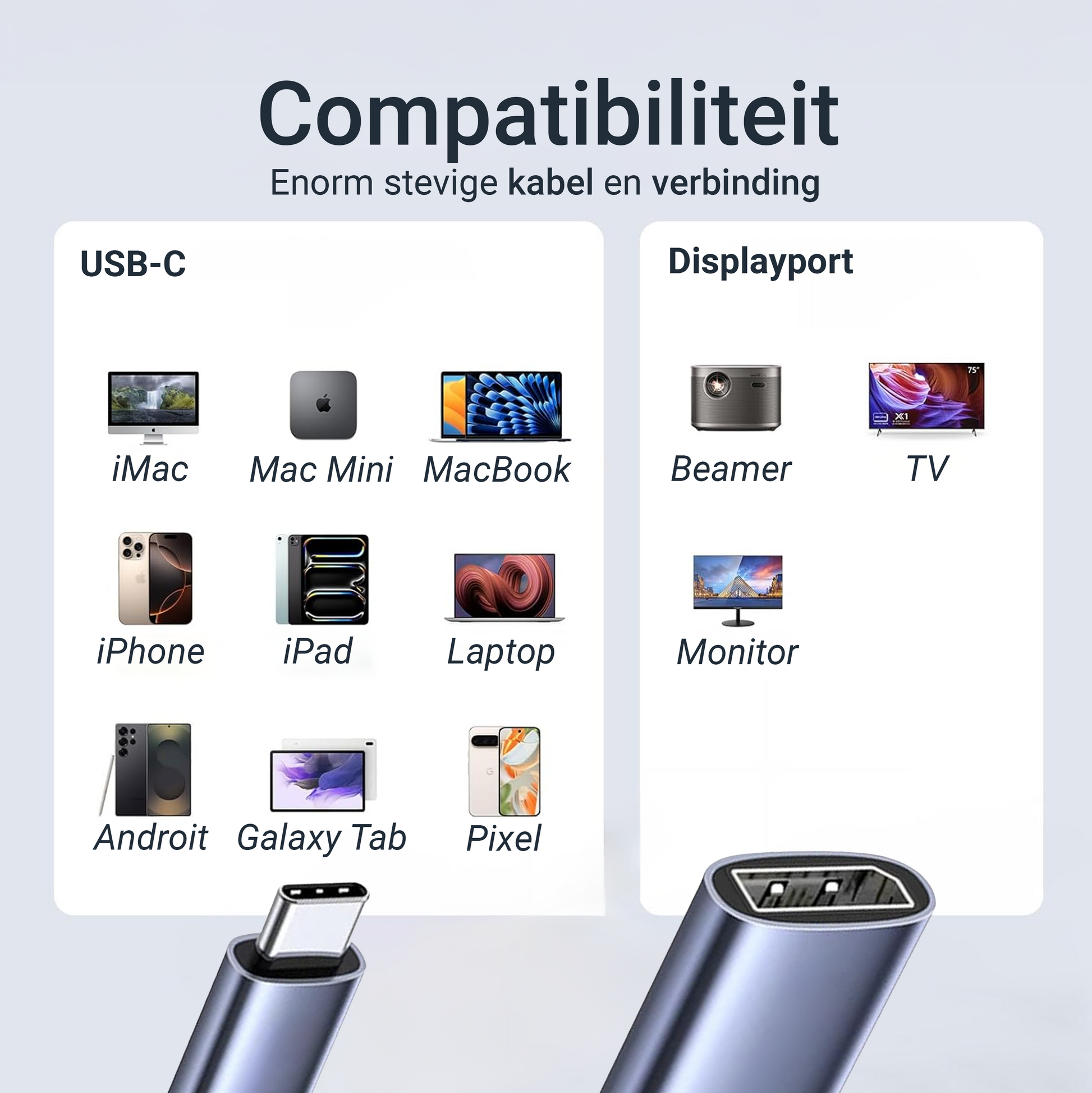 USB-C naar DisplayPort Adapter - Spacegrey-5