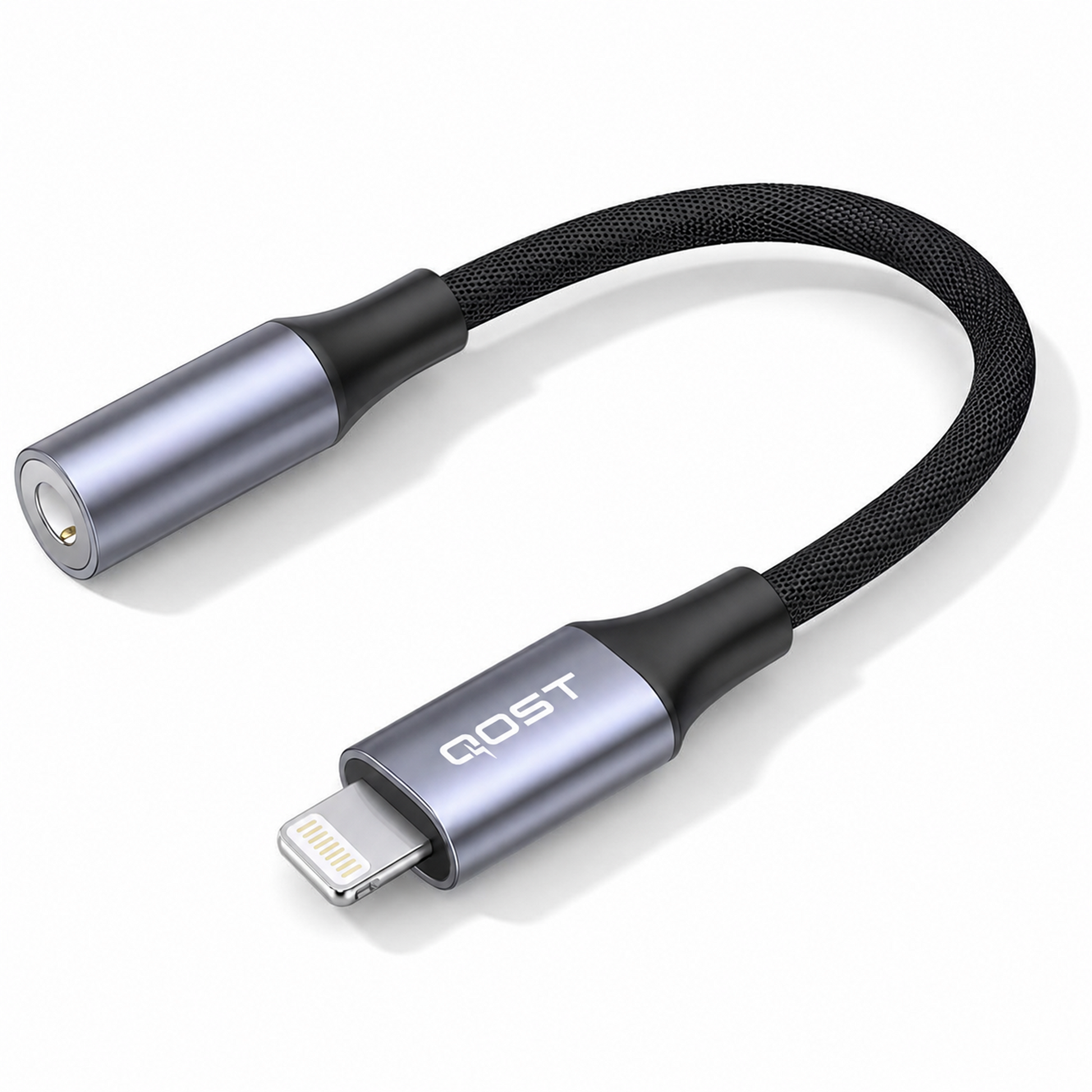 Lightning naar Aux Adapter - Spacegrey-1