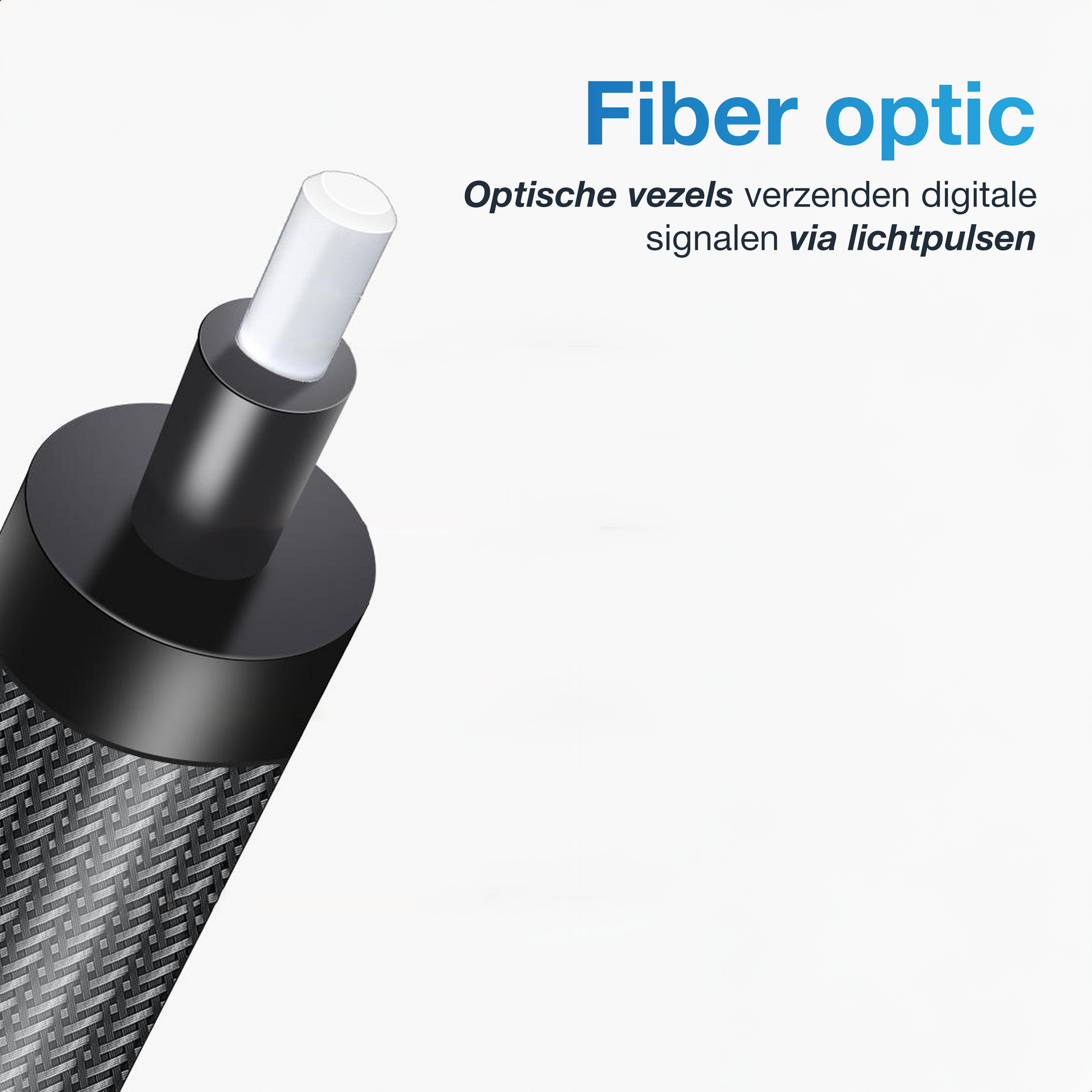 Toslink Optische Kabel - 2 Meter - Zwart - Nylon-5