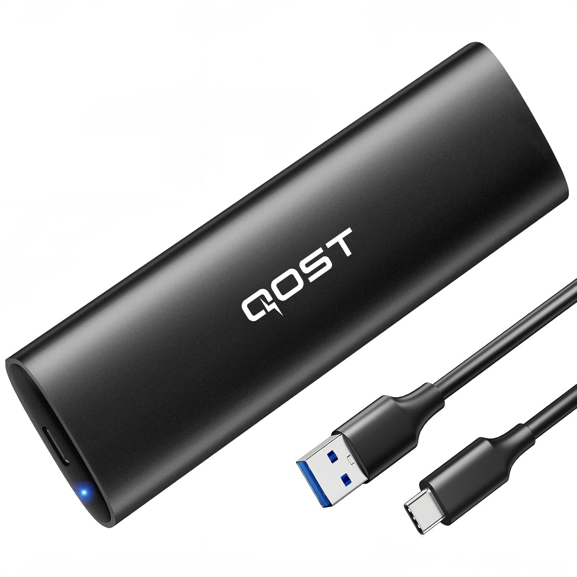 Aluminum M.2 SSD Behuizing - Zwart-1