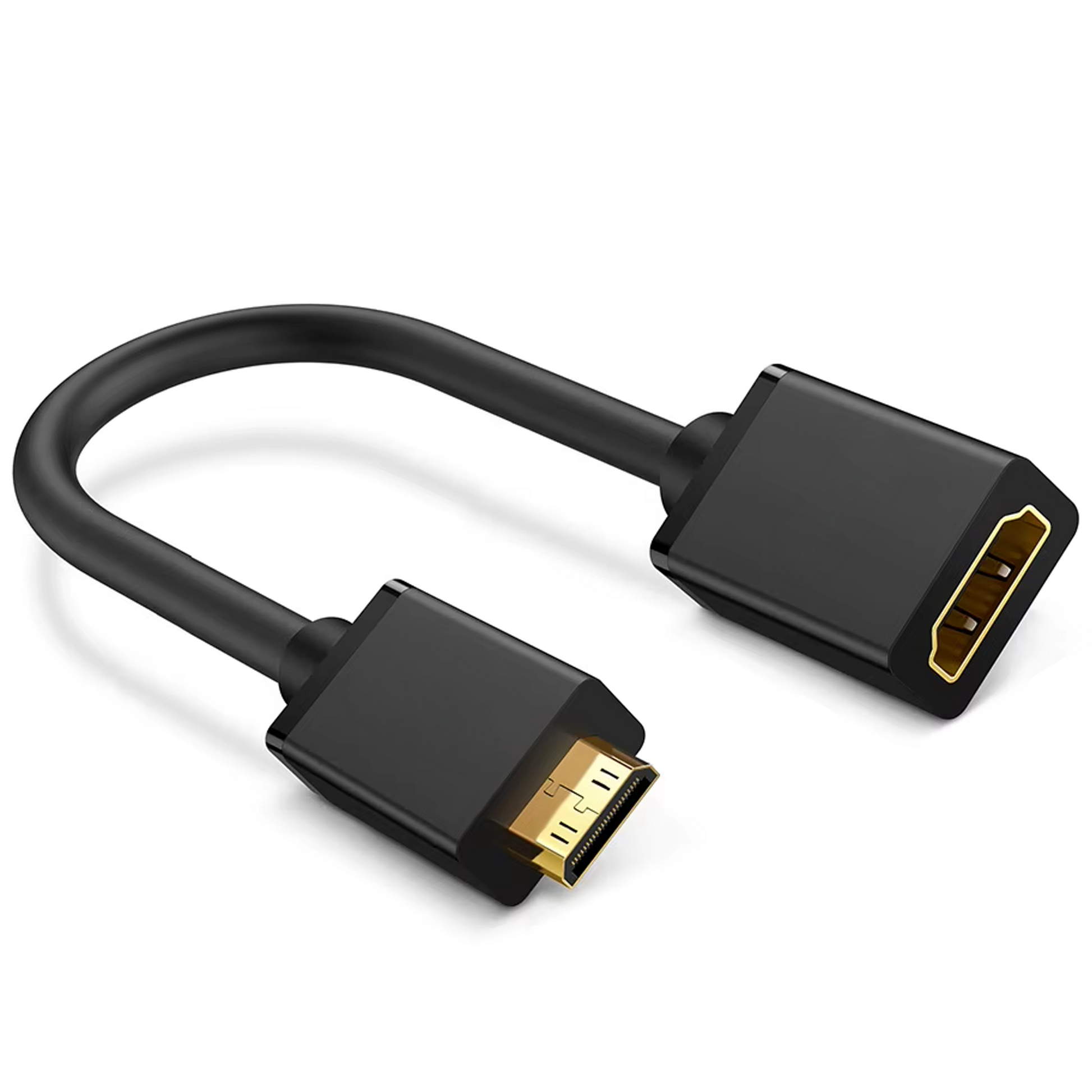 Mini HDMI naar HDMI Adapter - Zwart-1