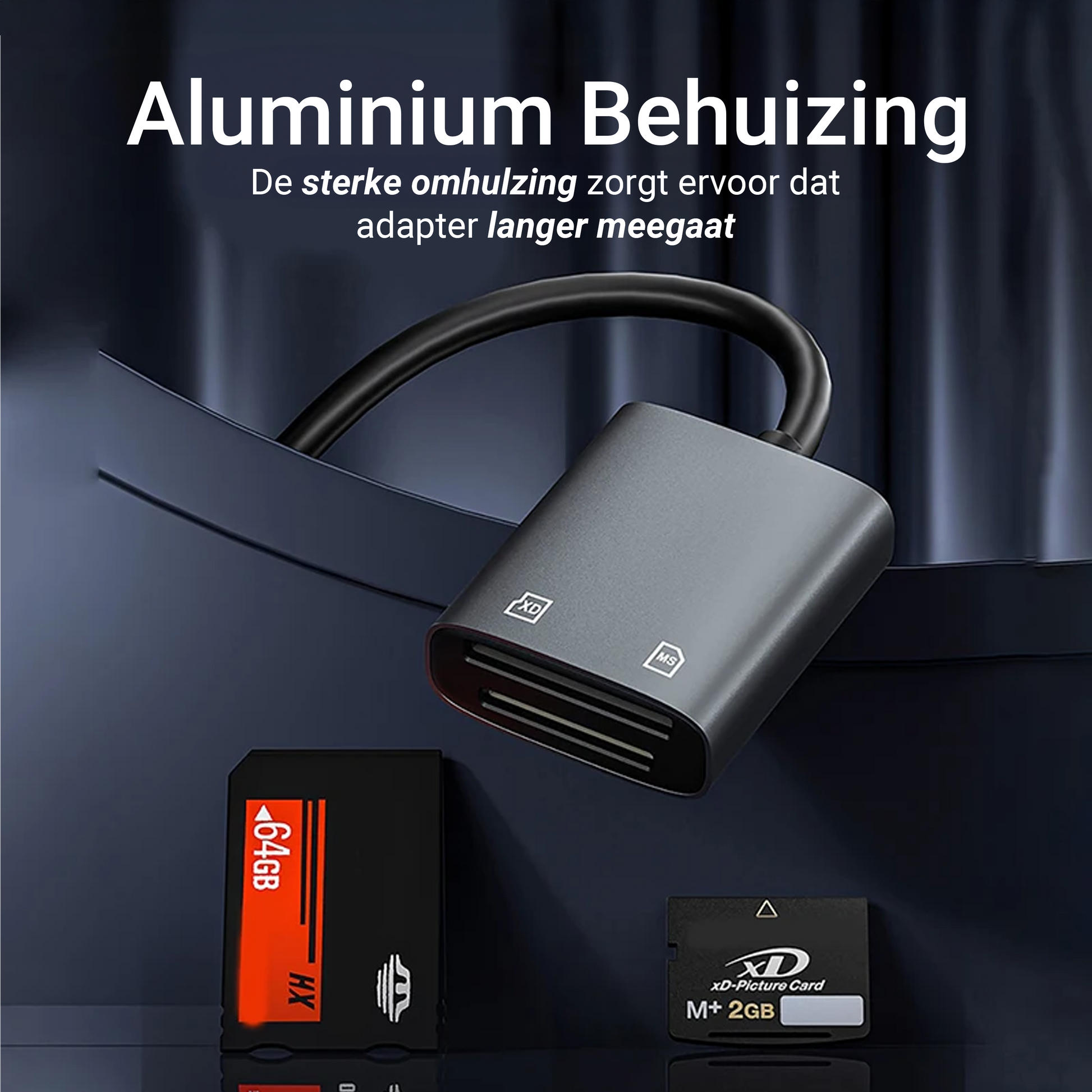 USB-C naar SD-Kaart lezer - Spacegrey-4