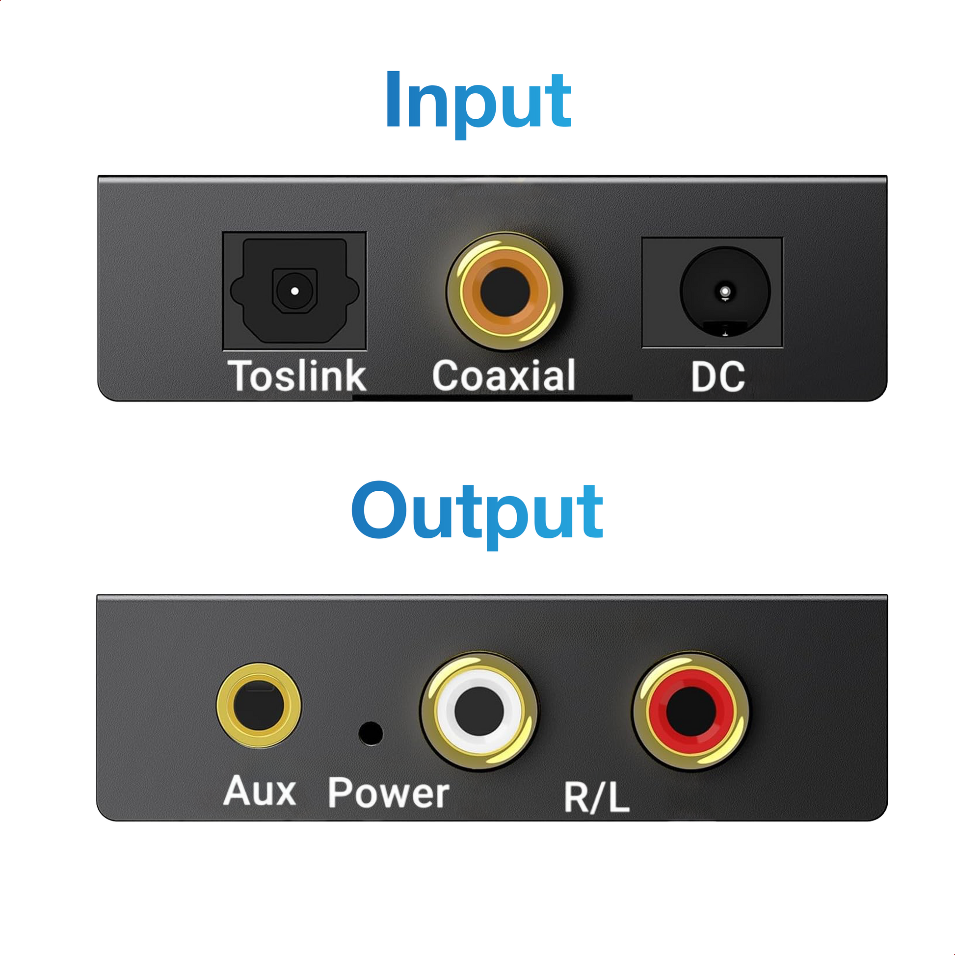Digitaal naar Analoog Adapter - Zwart-6