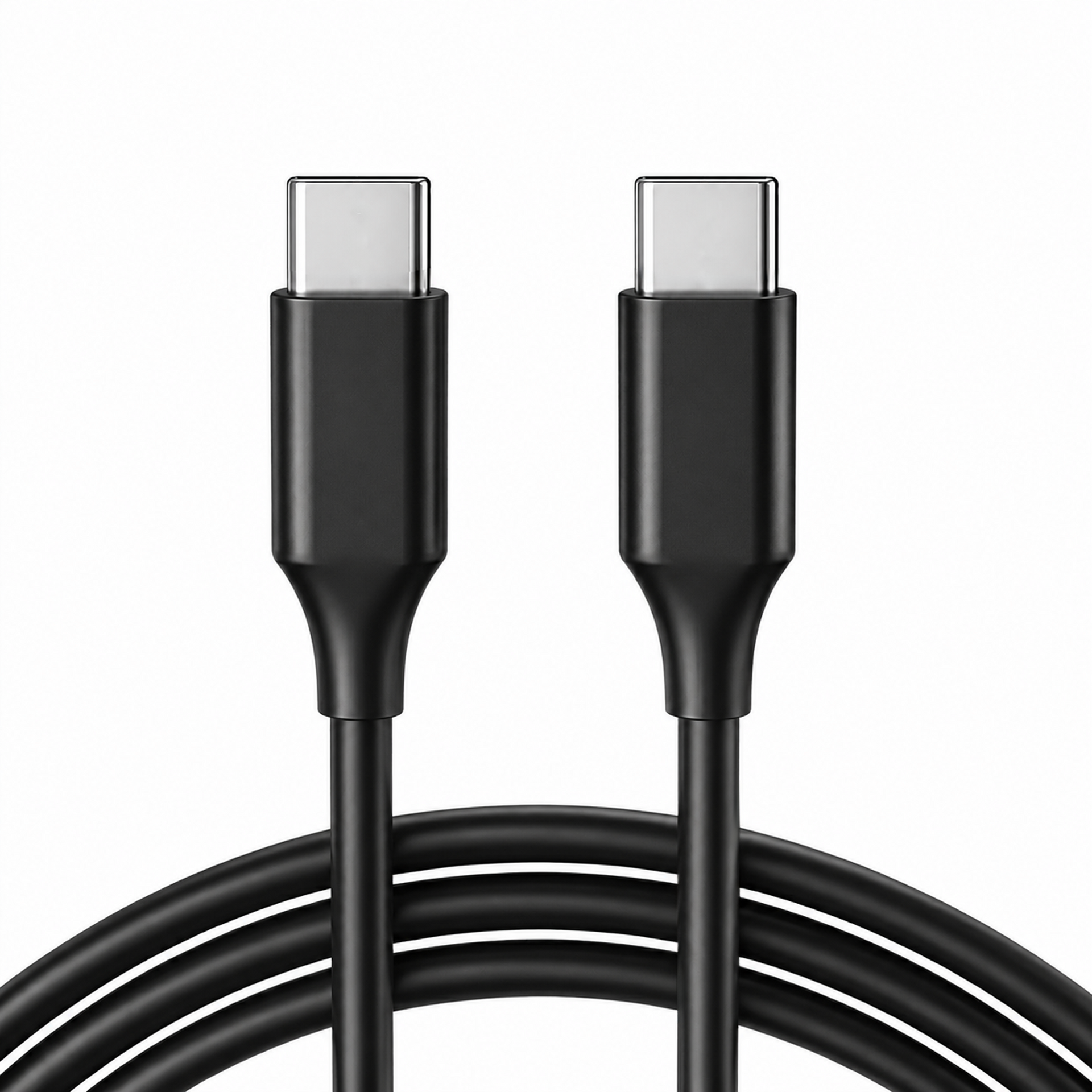 USB-C naar USB-C Kabel - 60W - Zwart - 1 Meter