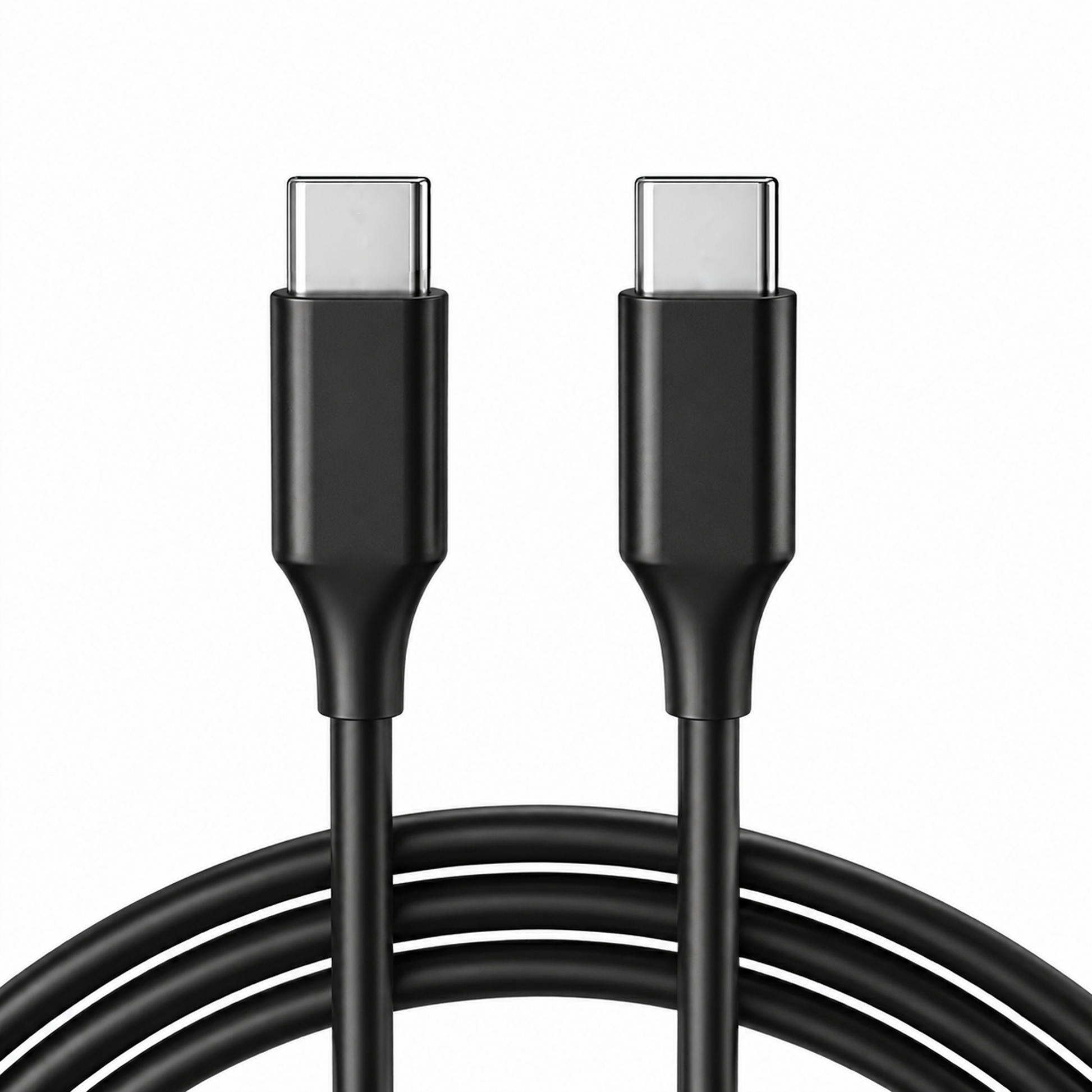 USB-C naar USB-C Kabel - 60W - Zwart - 1 Meter-1