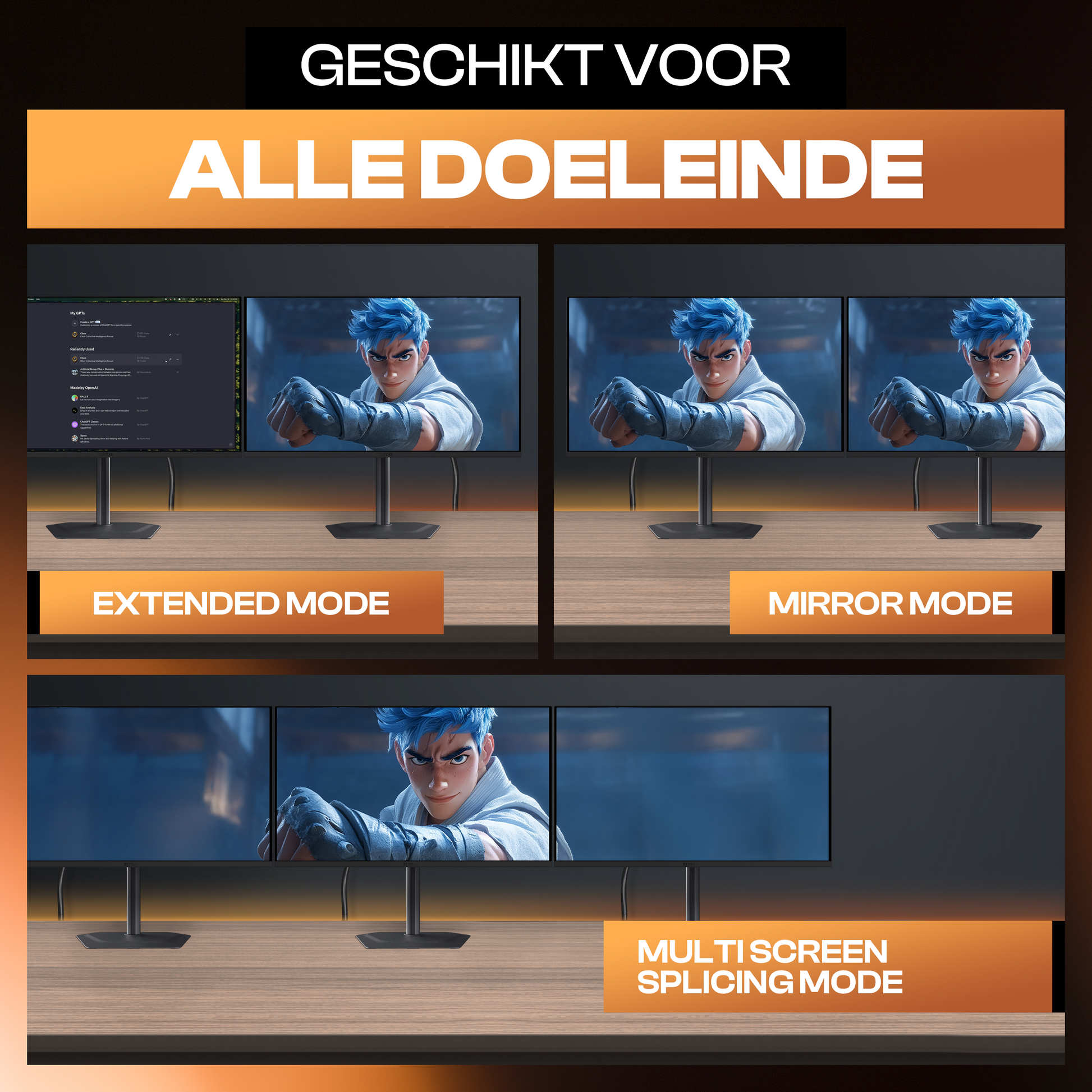 Premium HDMI Kabel 2.1 - Oranje - 1.5 Meter-4