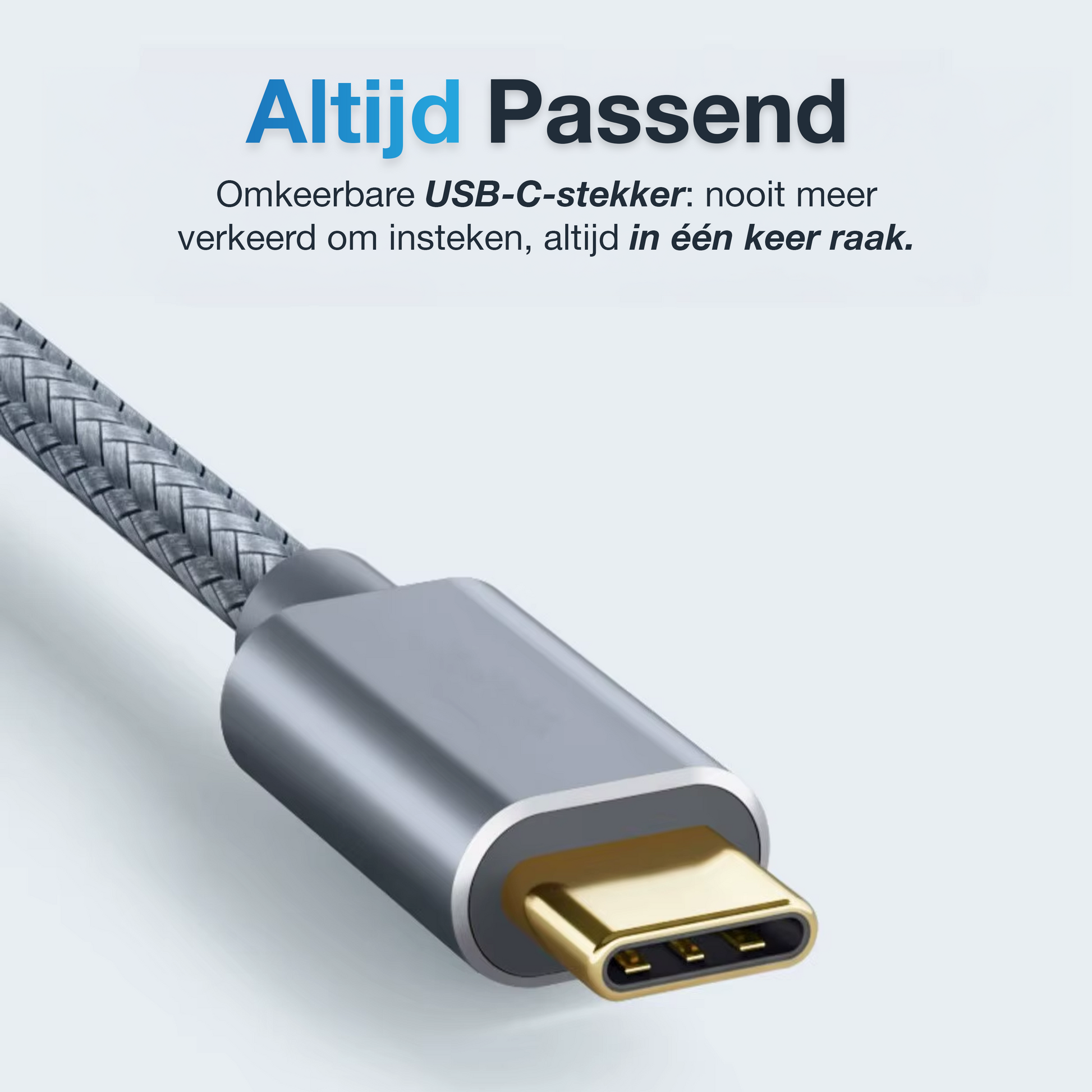 USB-C naar Printerkabel 2.0 - 3 Meter - Spacegrey-5
