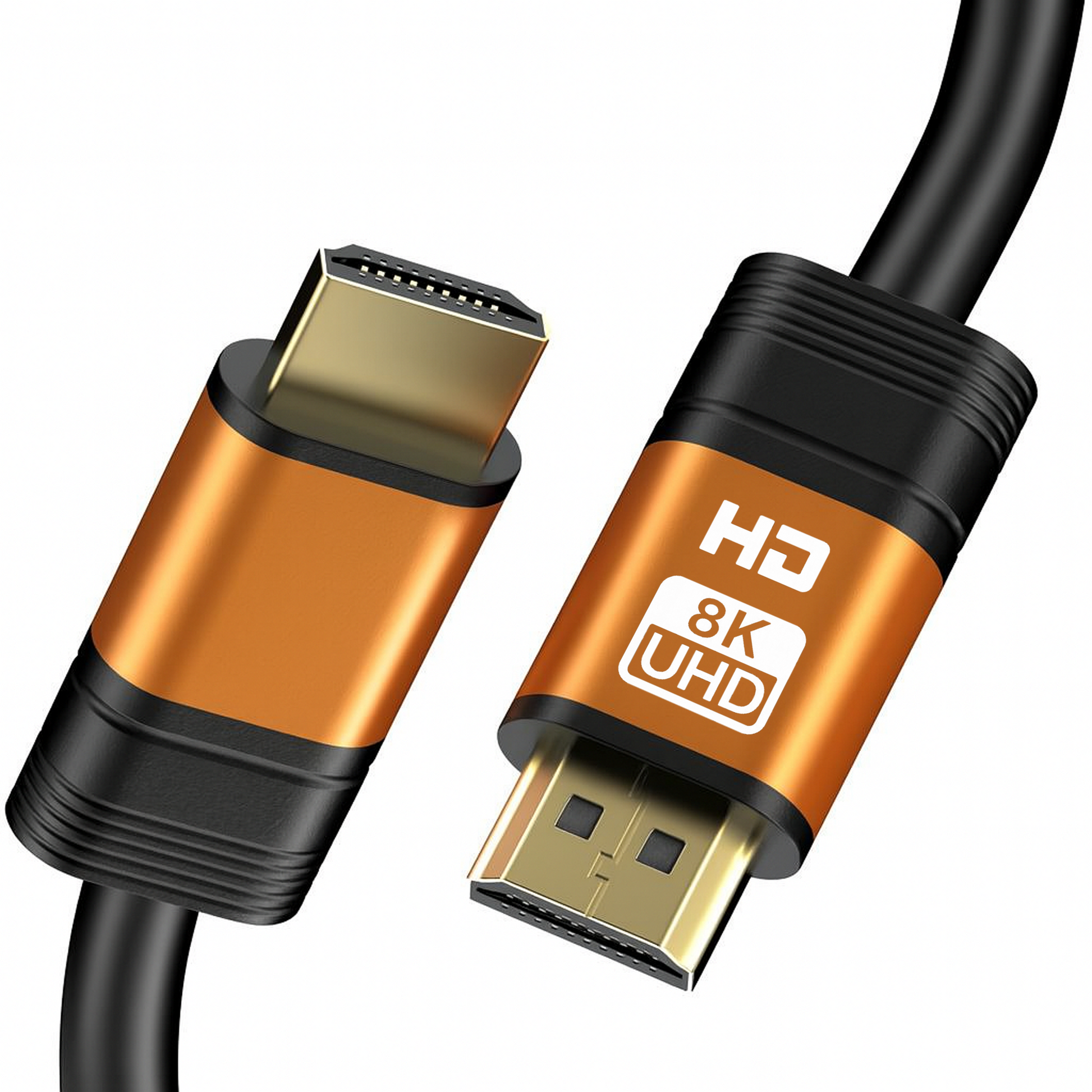 Premium HDMI Kabel 2.1 - Oranje - 1.5 Meter-1
