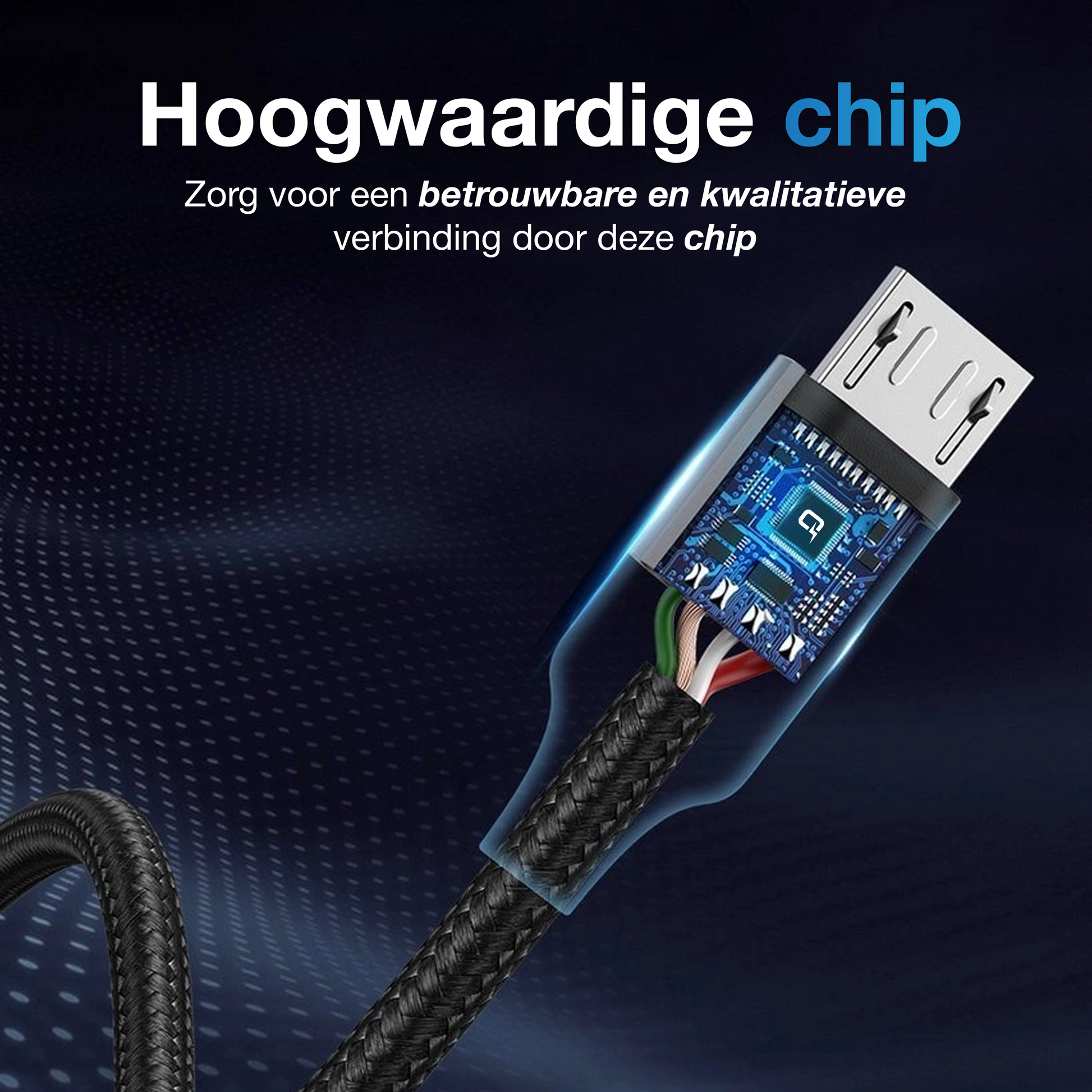 USB-A naar Micro USB Kabel - 1 Meter - Spacegrey-3