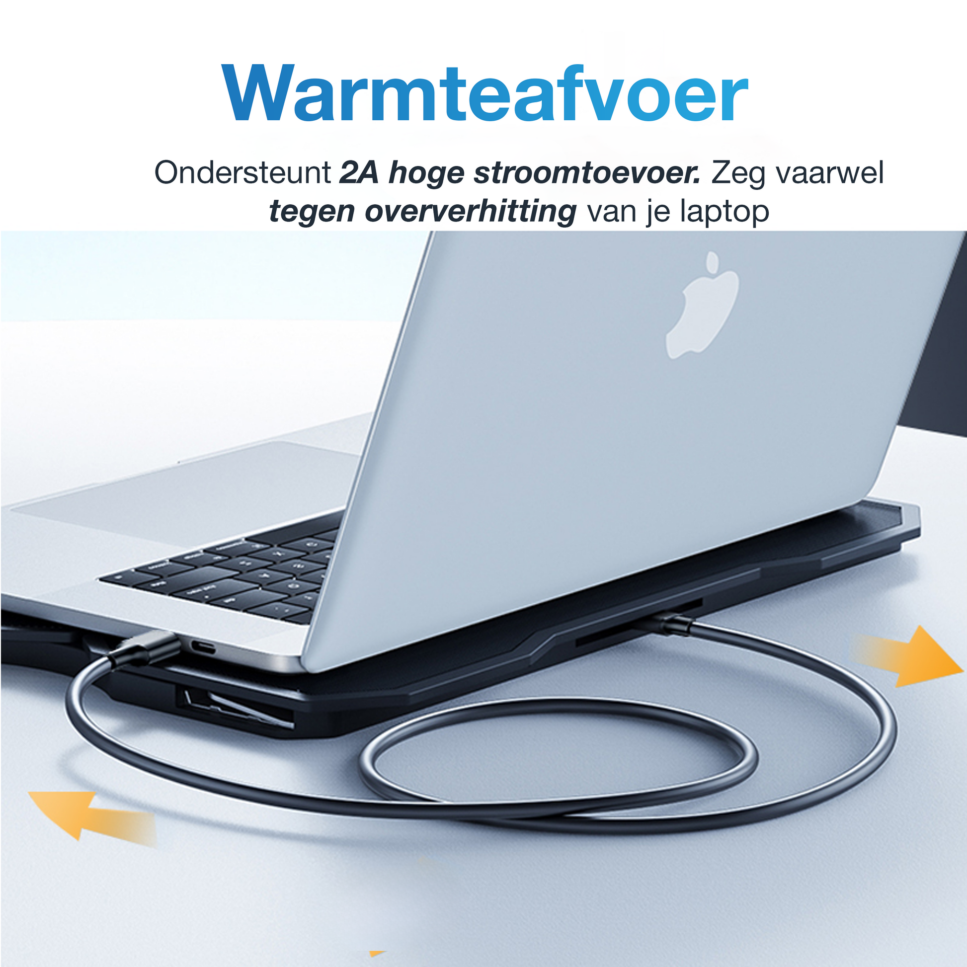 USB-A naar USB-A Kabel - 0.5 Meter - Zwart-5