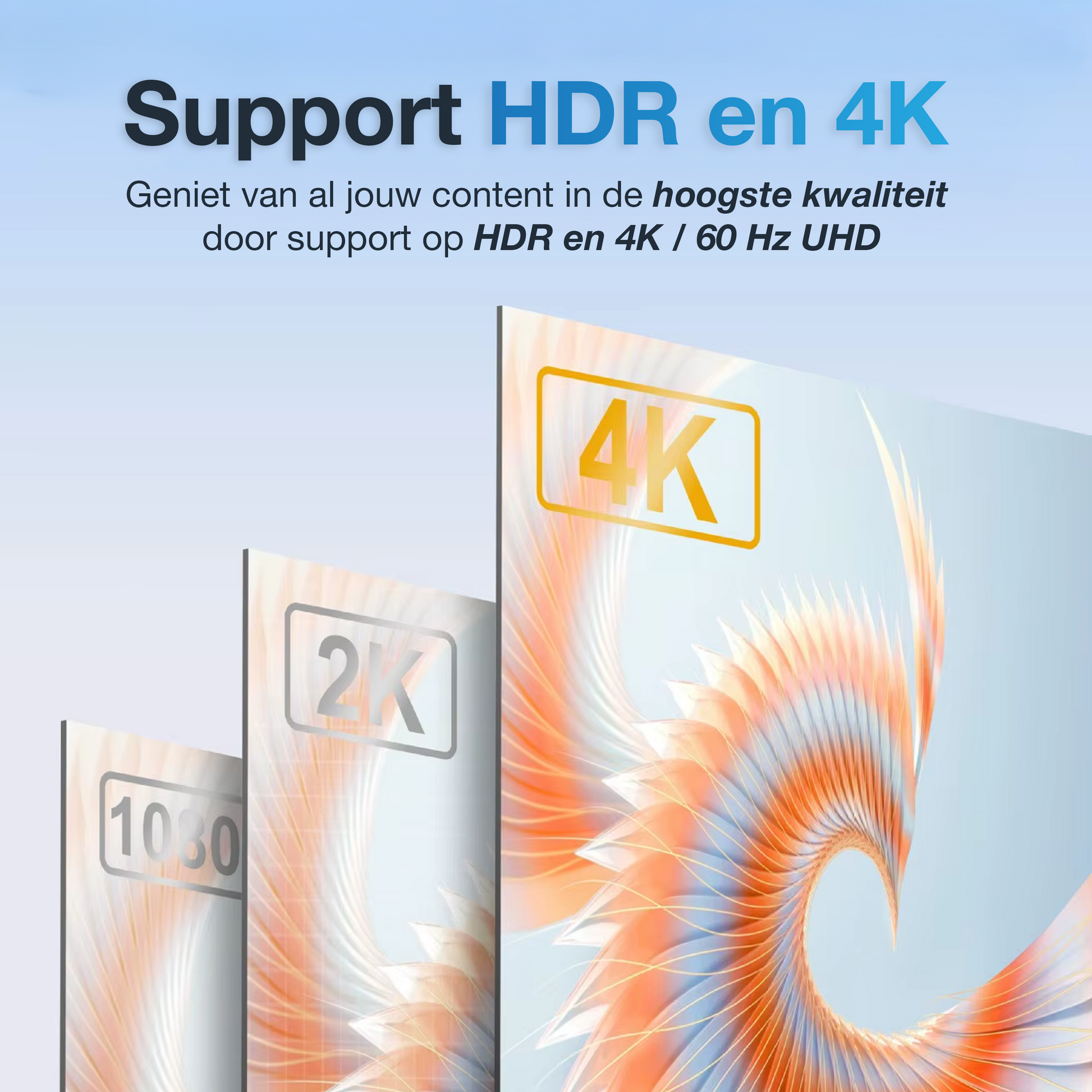 Qost - Premium HDMI Kabel 2.1 - Spacegrey - 1 Meter-4