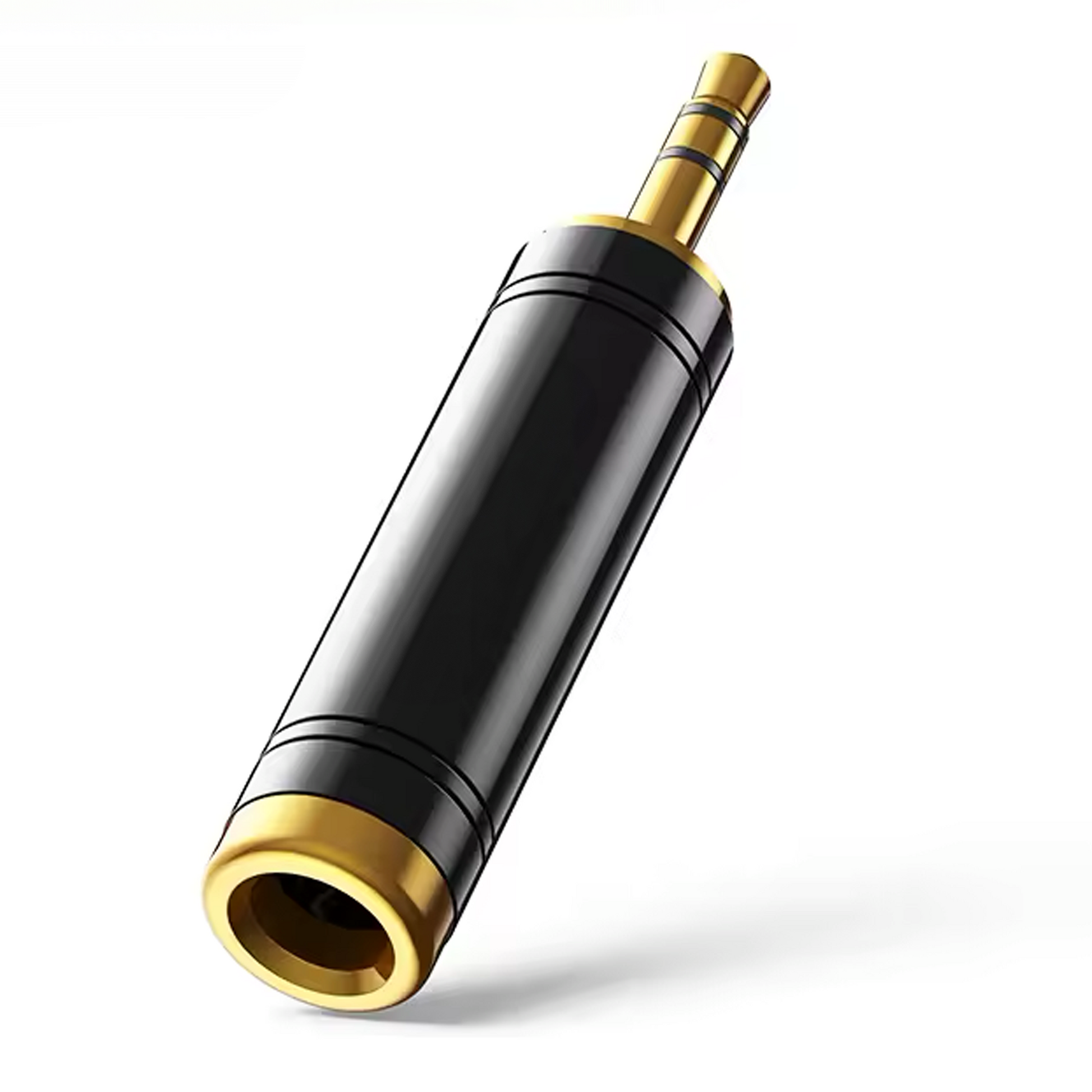 3.5 MM Jack naar 6.35 MM Stereo Adapter - Zwart-1