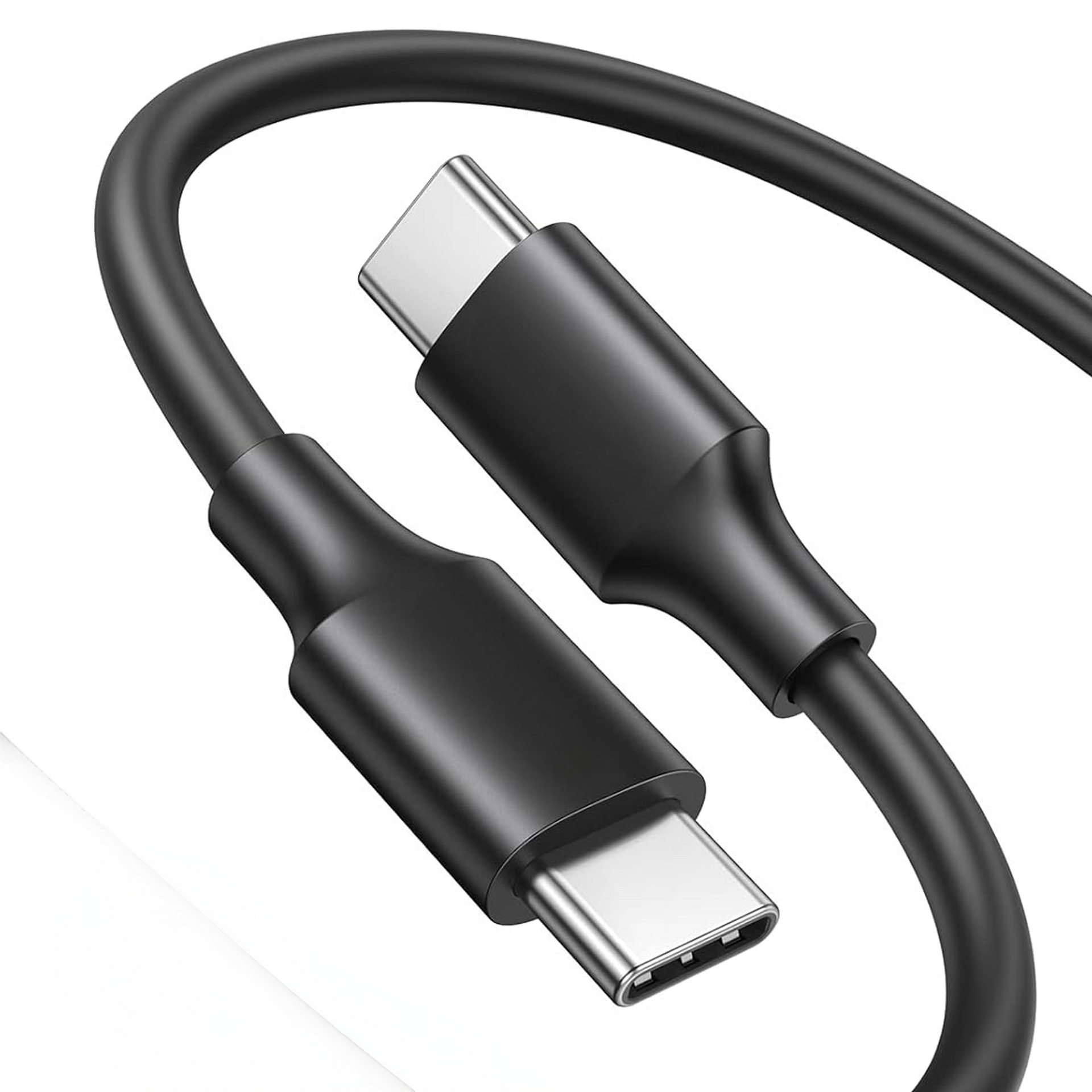 USB-C naar USB-C Kabel - 60W - Zwart - 1 Meter