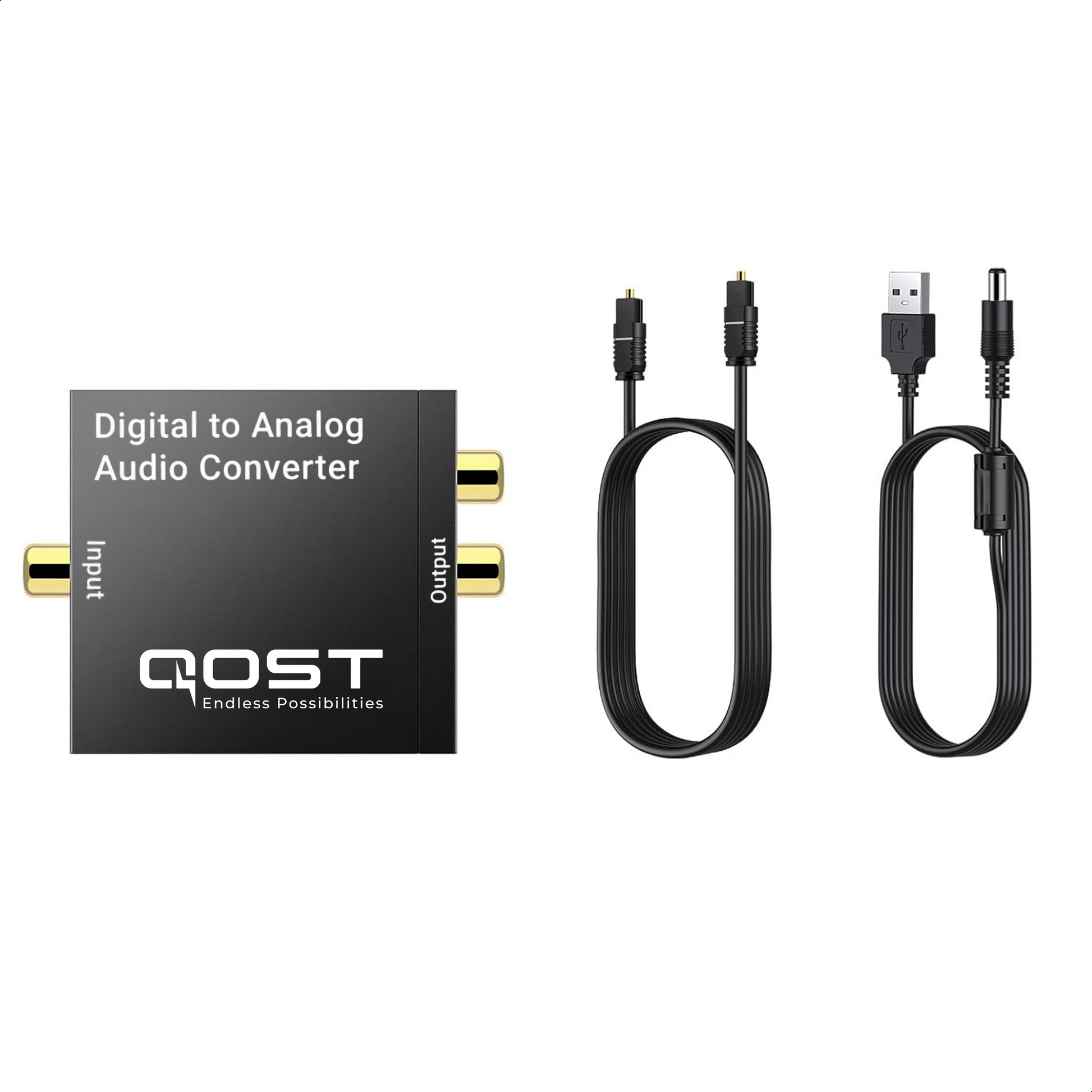 Digitaal naar Analoog Adapter - Zwart-5