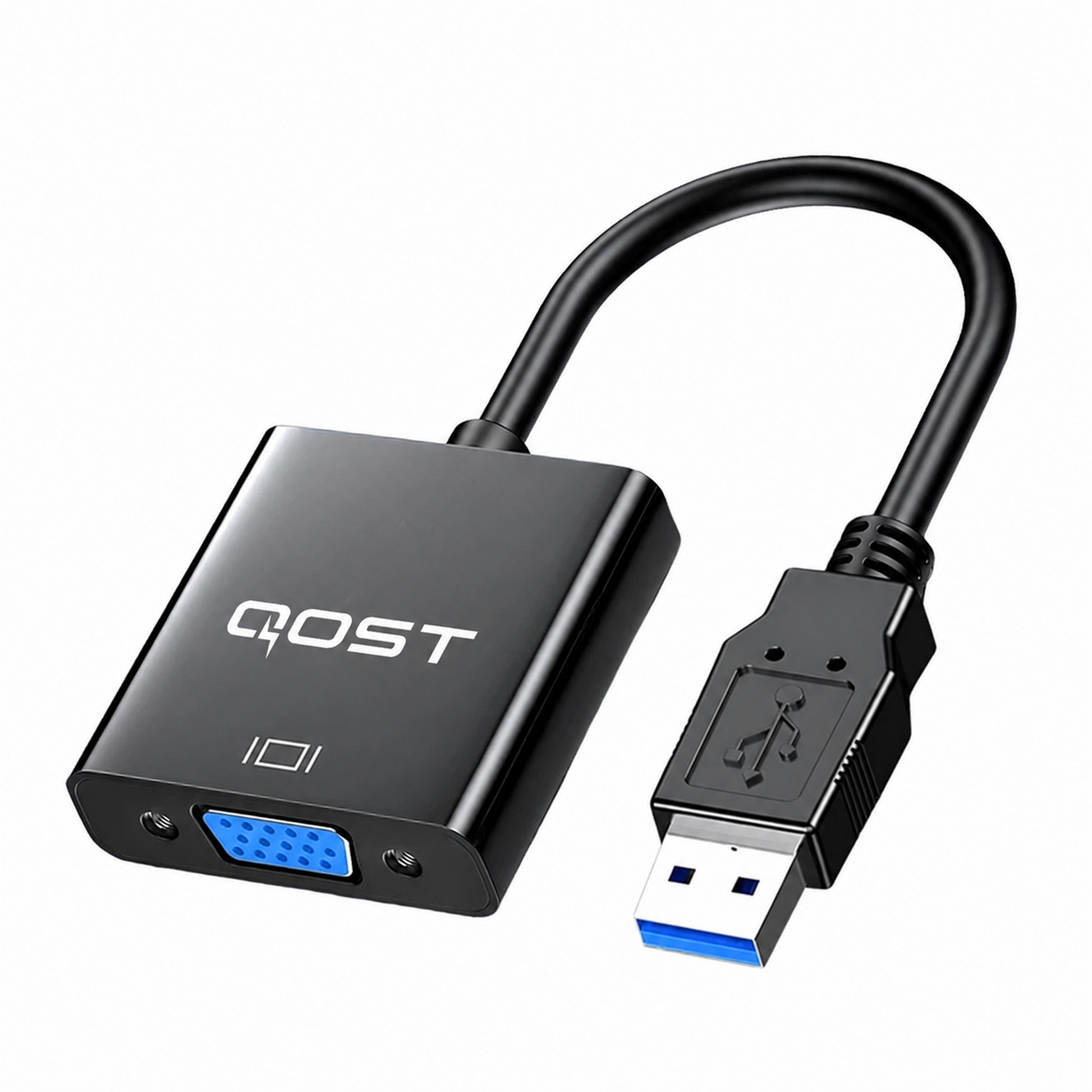 USB-A naar VGA Adapter - Zwart-1